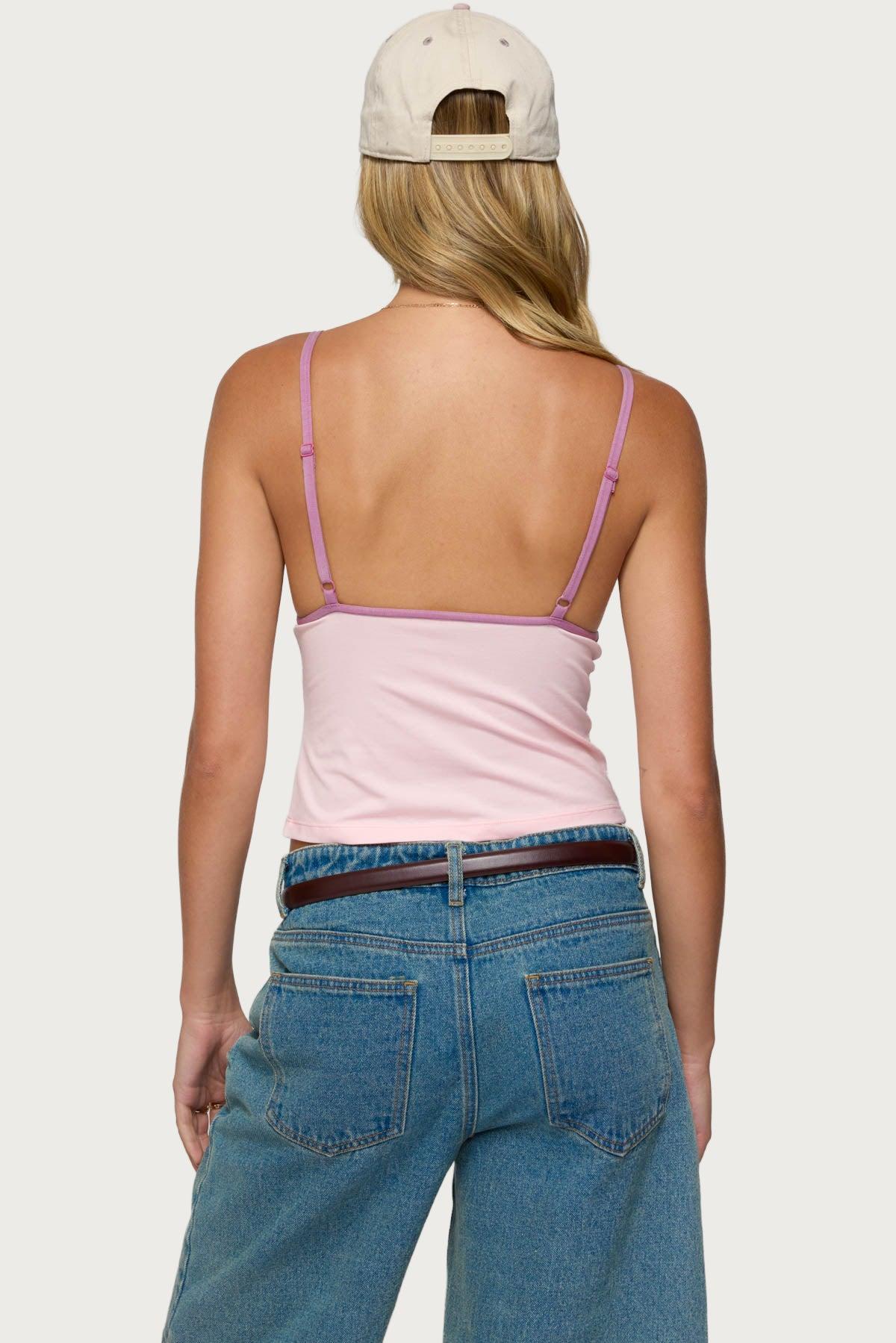 Leona Contrast Tank Top Product Image
