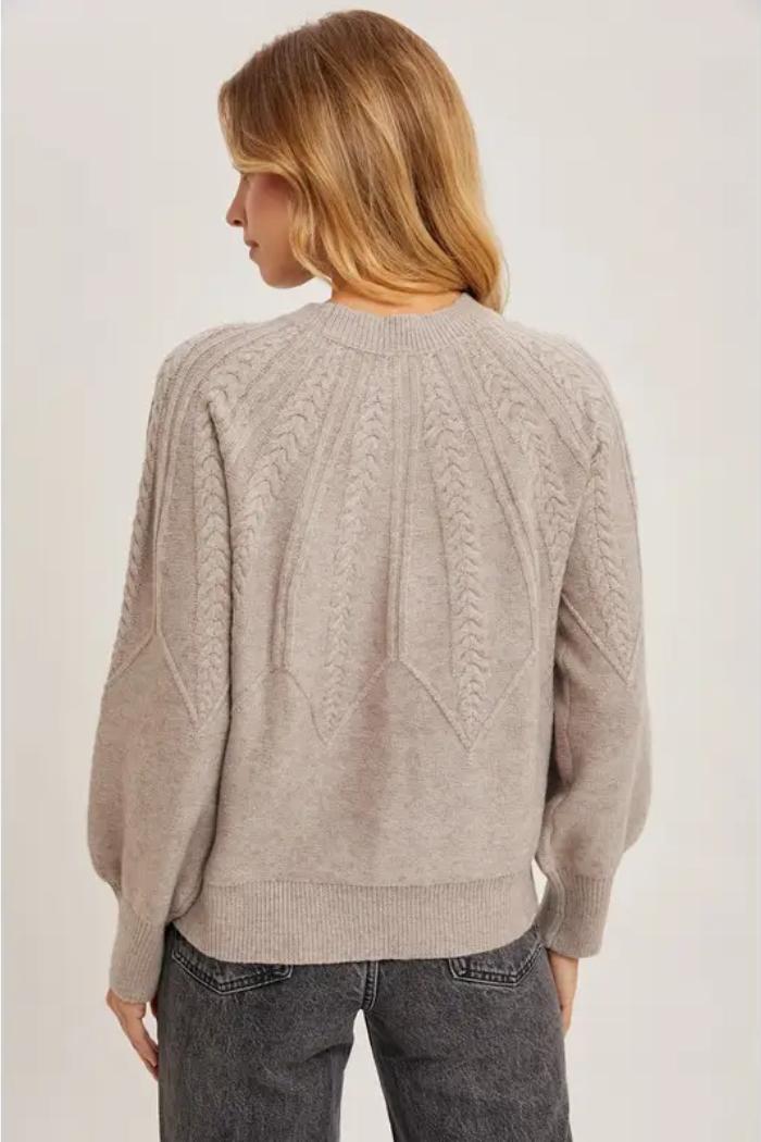 Cable knit sweater Product Image