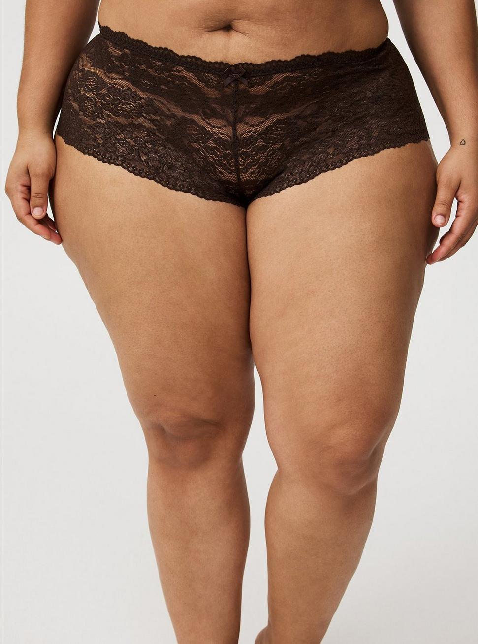 Mid-Rise Simply Lace Cheeky Panty Product Image