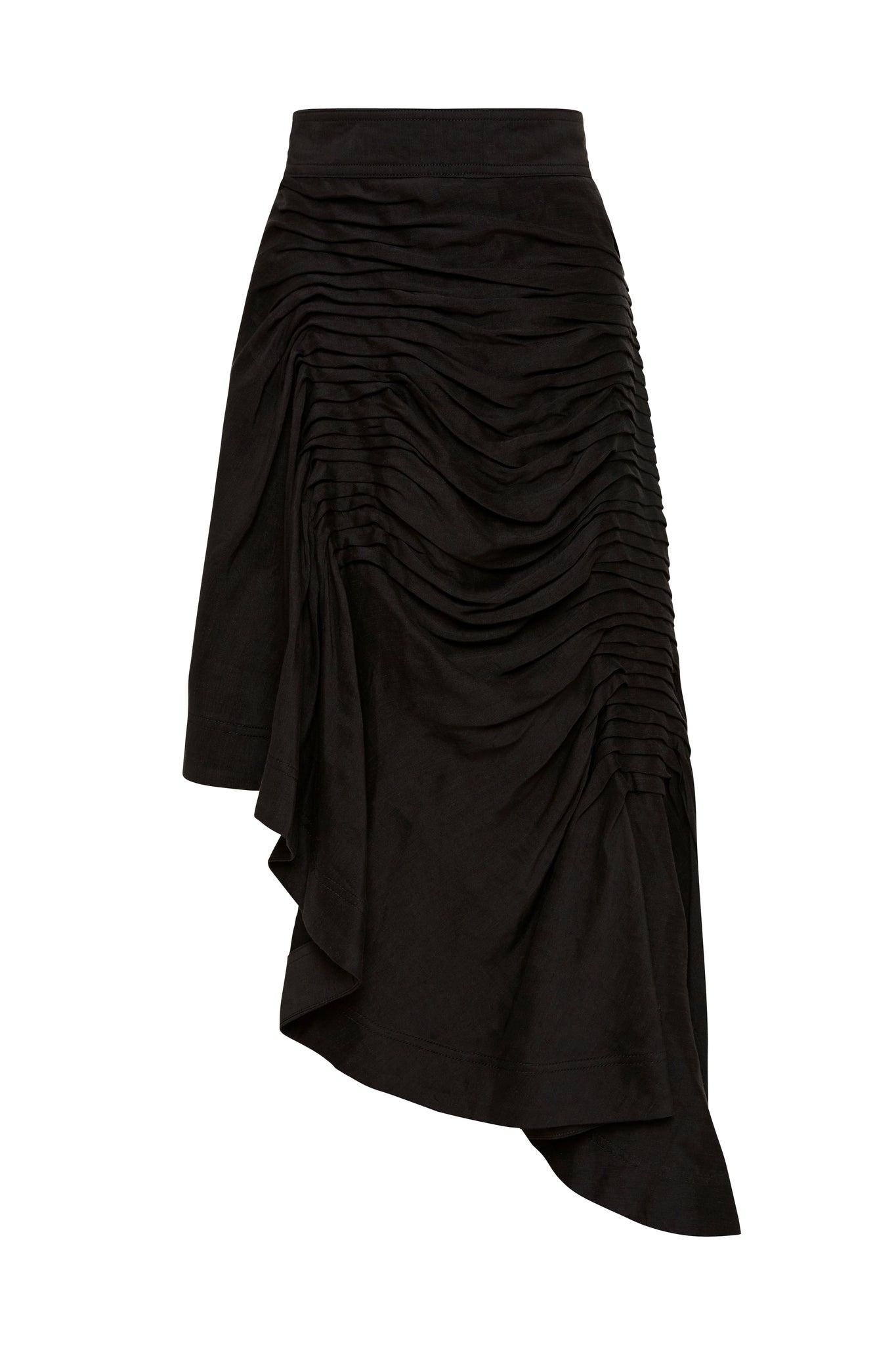 Memoir Asymmetric Midi Skirt Product Image