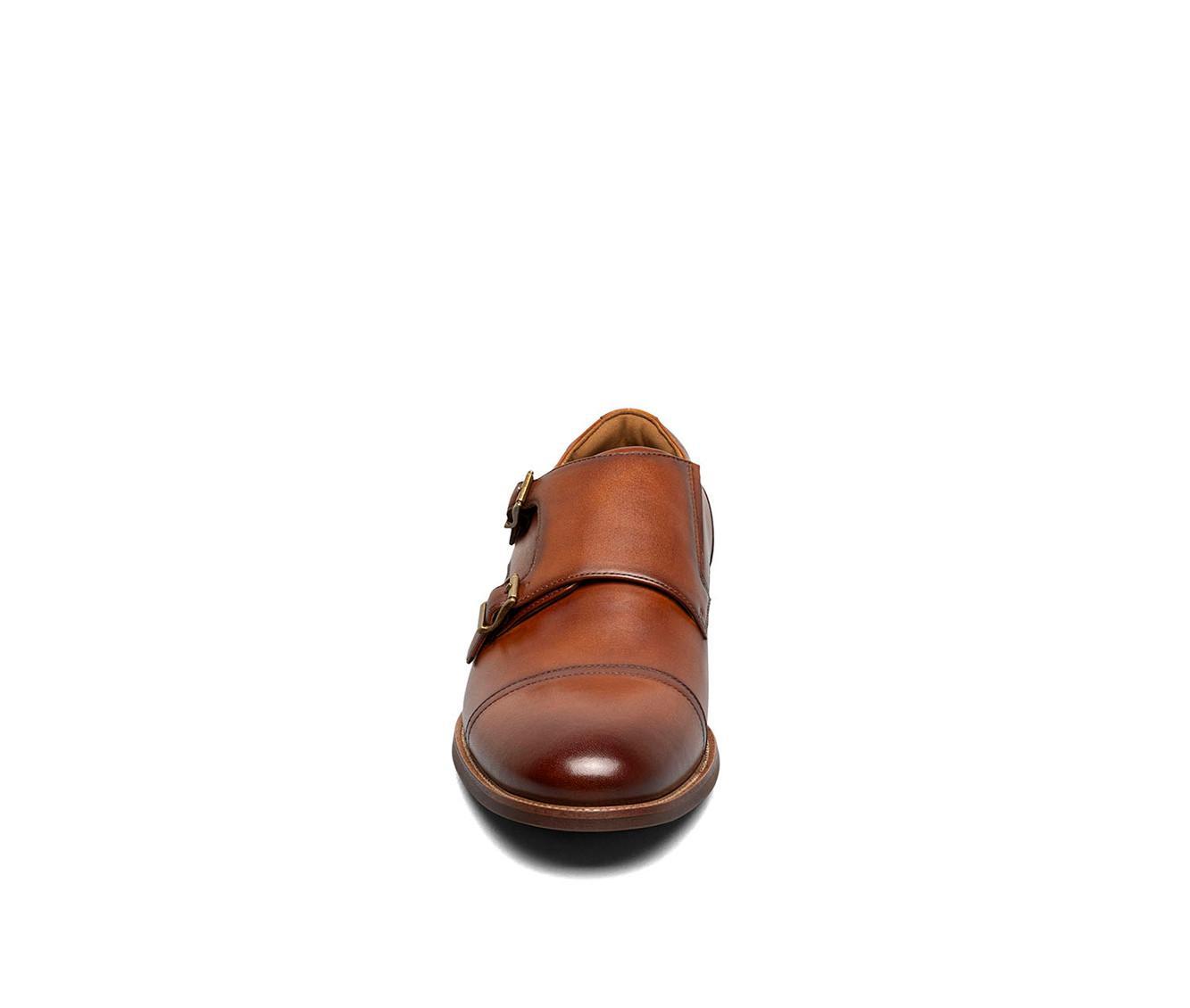Men's Florsheim Rucci Cap Toe Double Monk Strap Dress Shoes Product Image