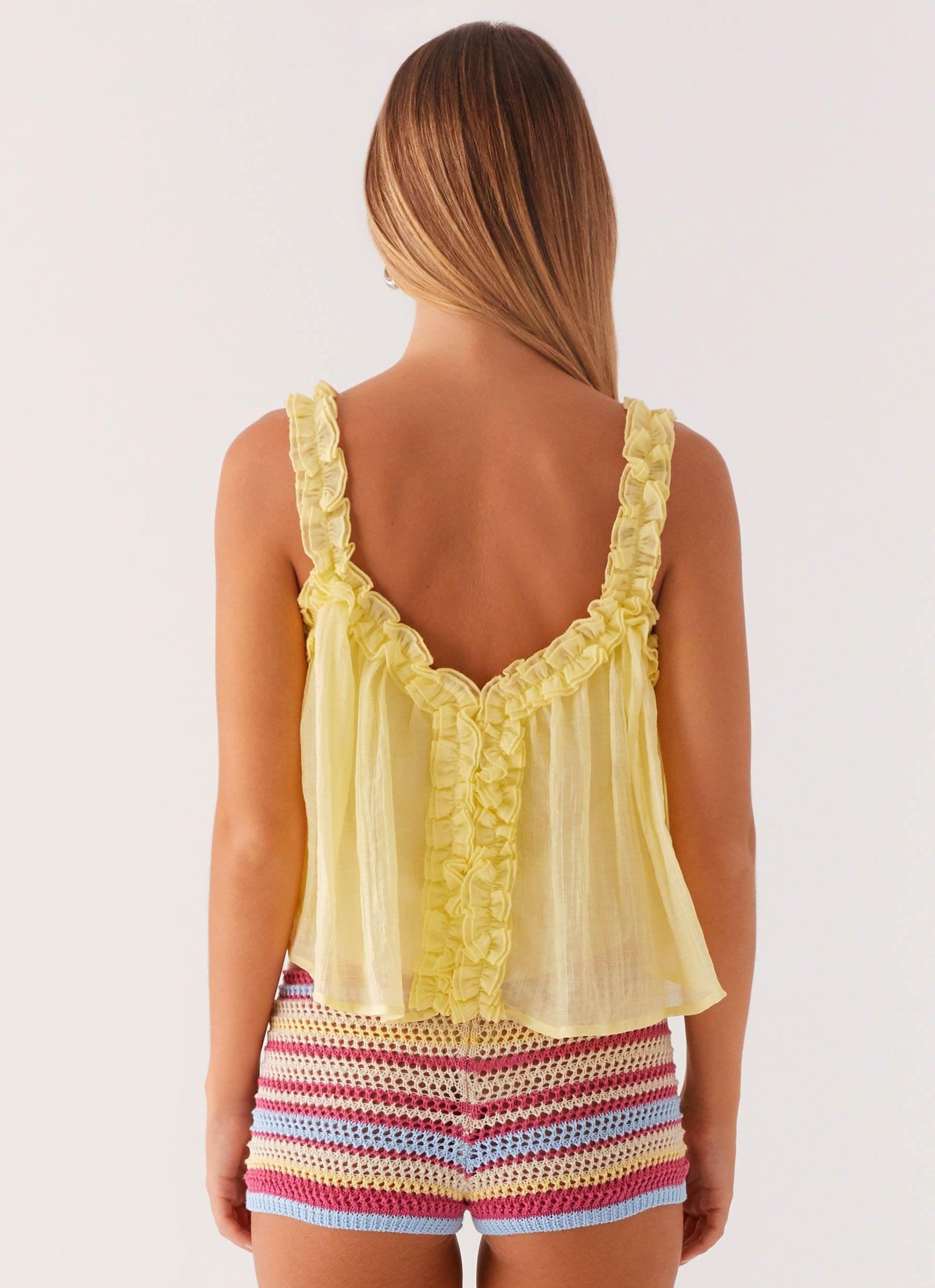 Aimee Top - Yellow Product Image