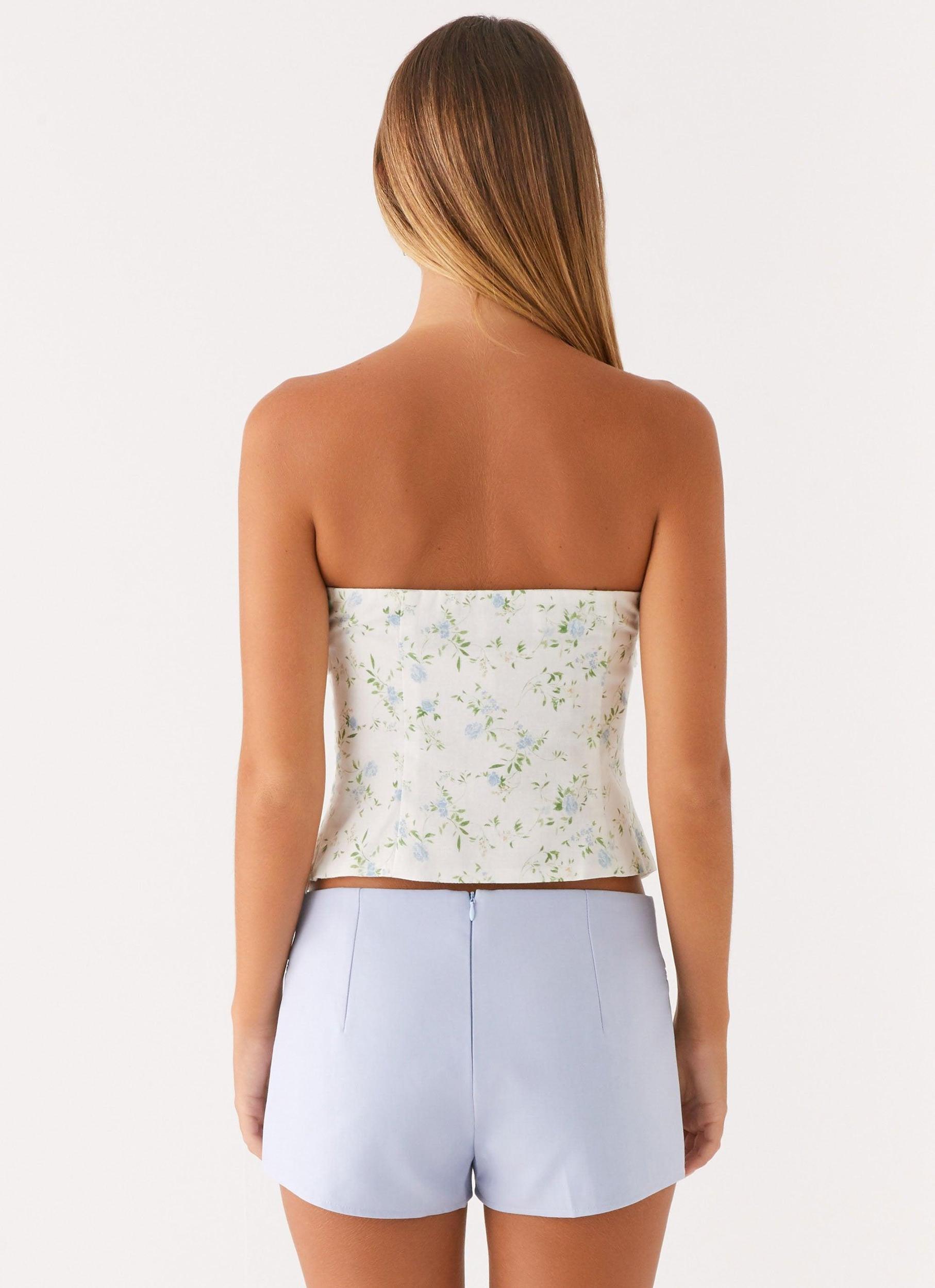 Solar Top - Vintage Ditsy Floral Product Image