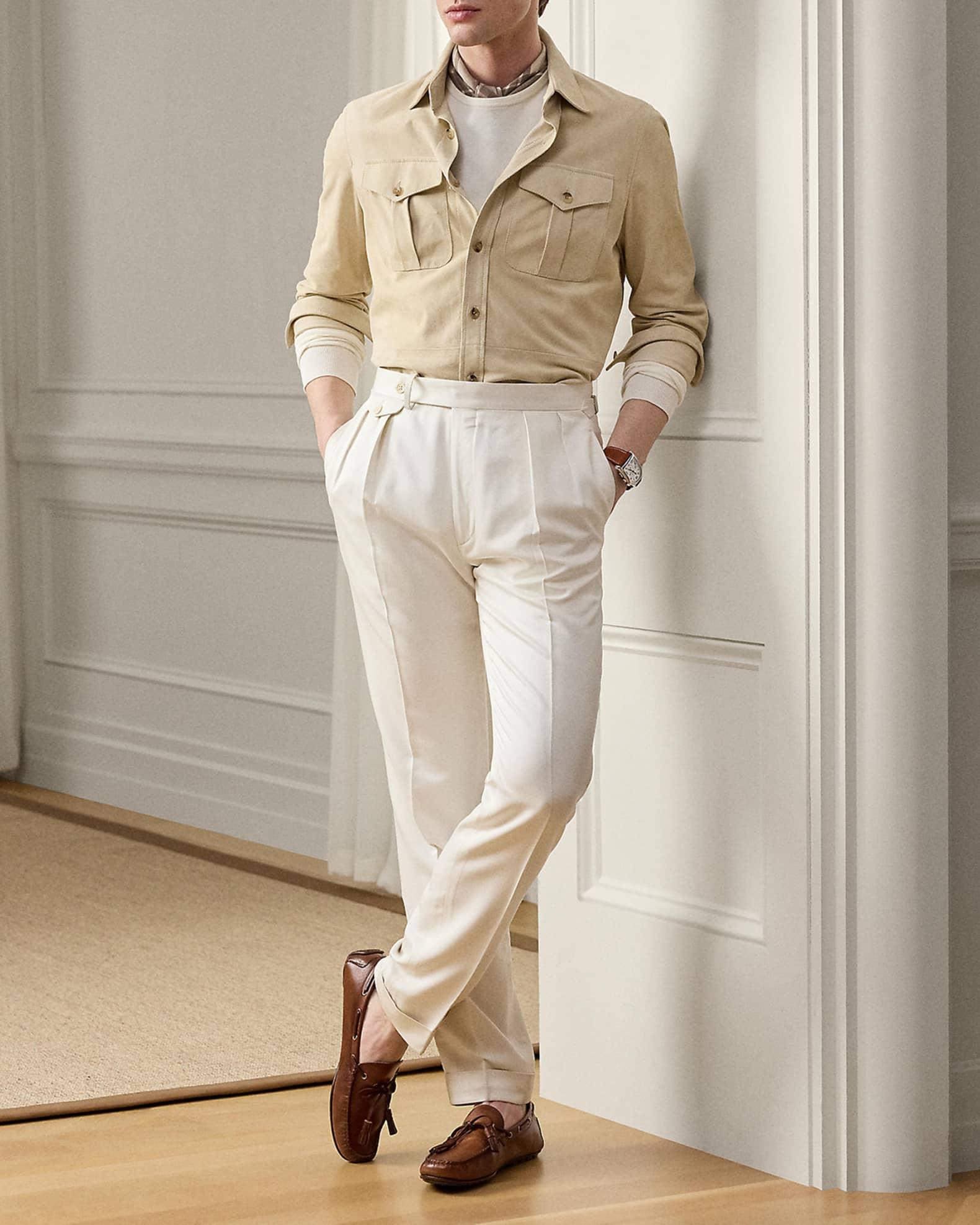 Men's Suede Overshirt Product Image