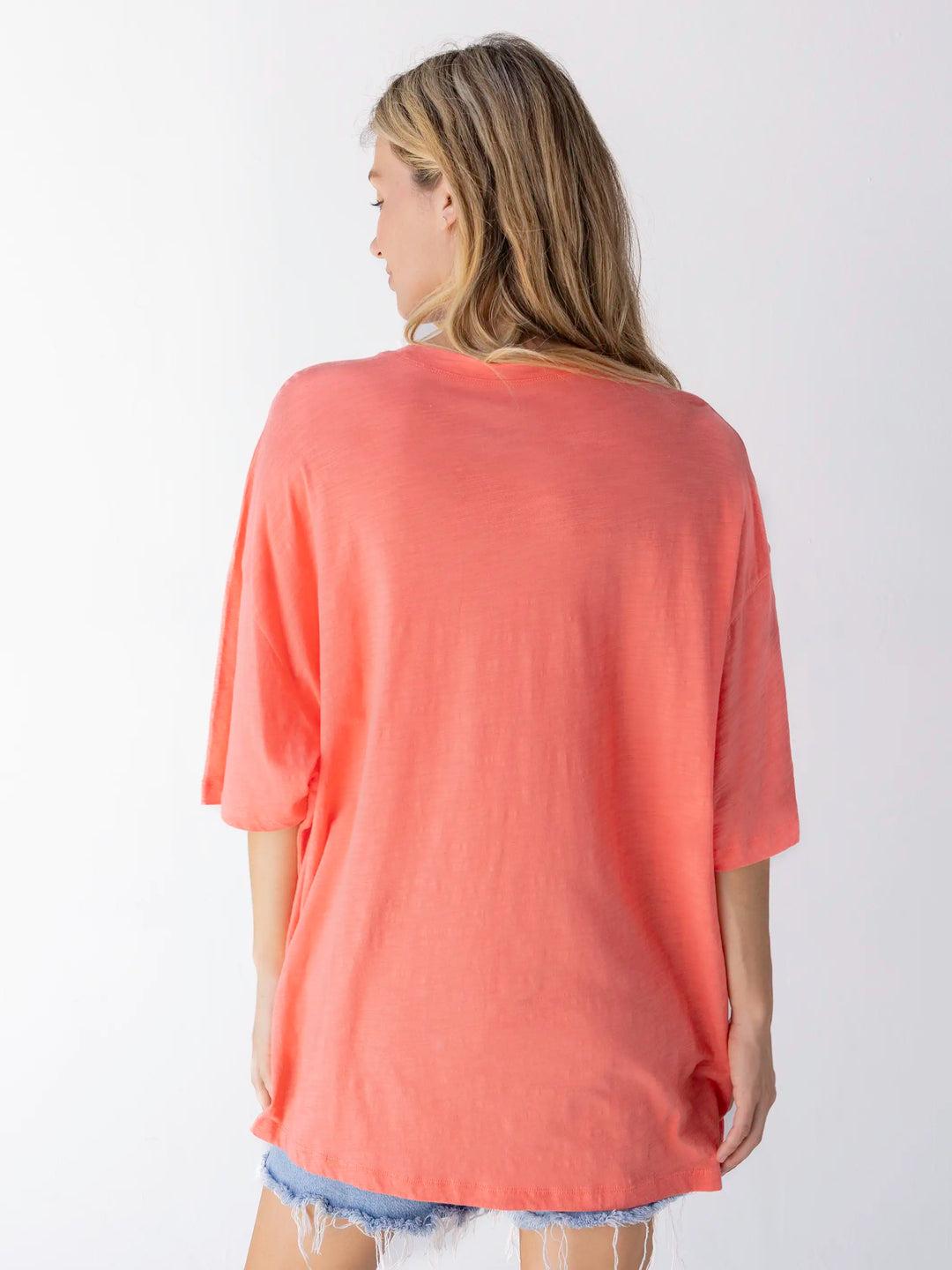 Oversized Cotton Applique Tee Product Image