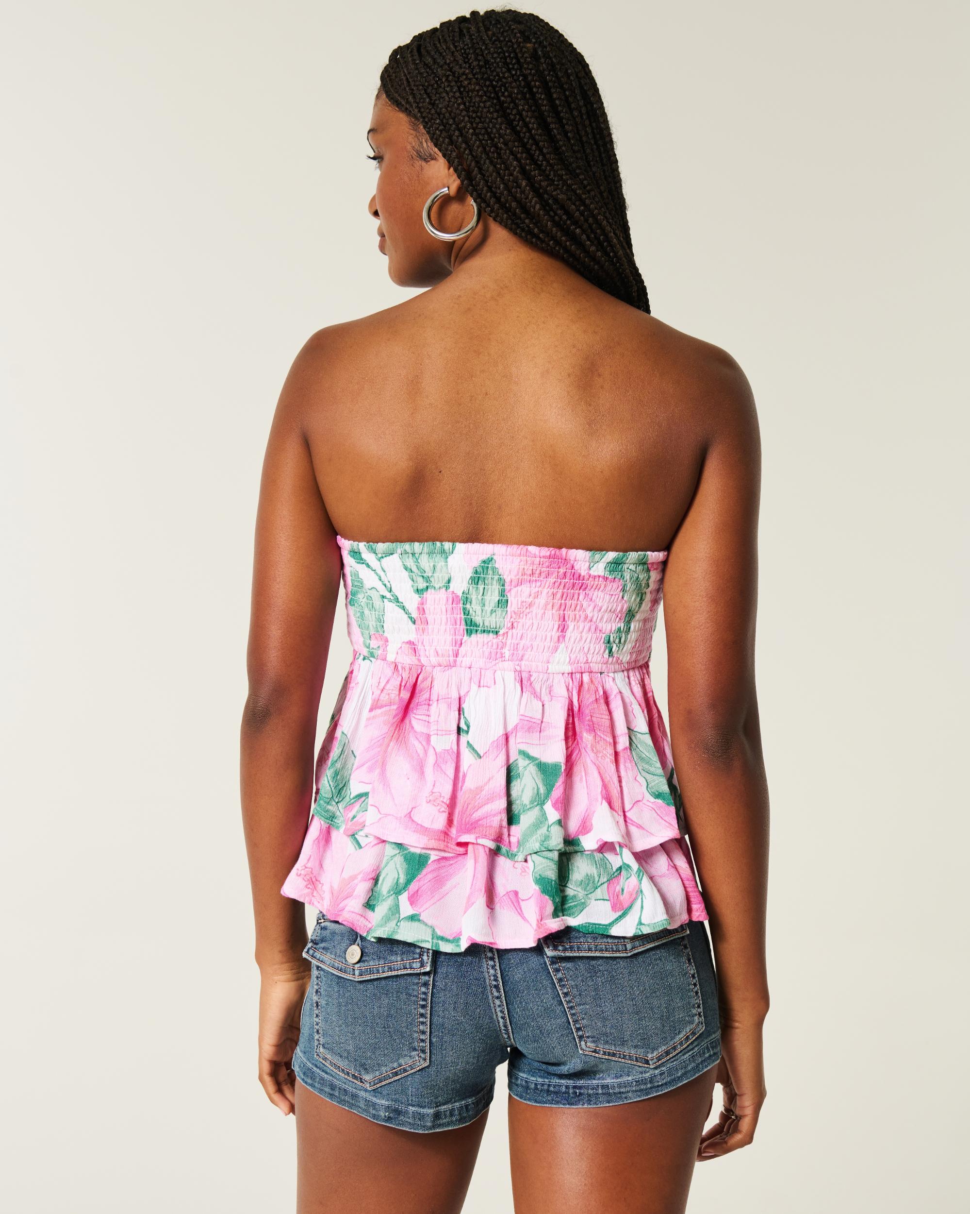 Tiered Halter Babydoll Top Product Image