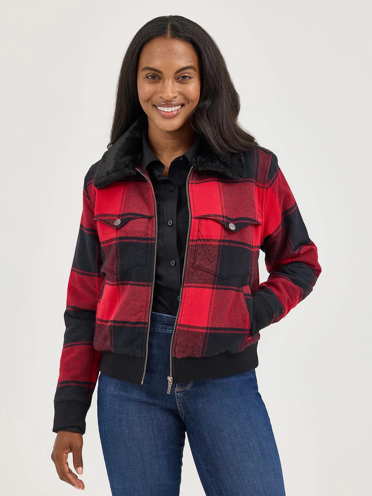 Women's Wrangler Lined Bomber Jacket Buffalo Product Image