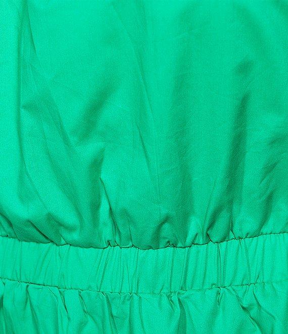 Skies Are Blue Plus Size Petal Detail Tiered Maxi Dress Product Image