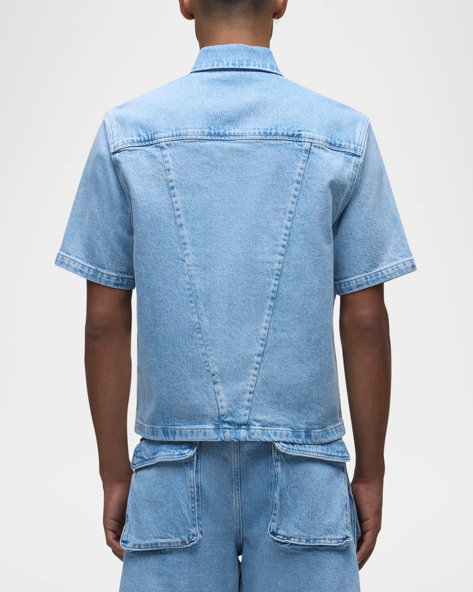 Men's Utility Denim Shirt Product Image