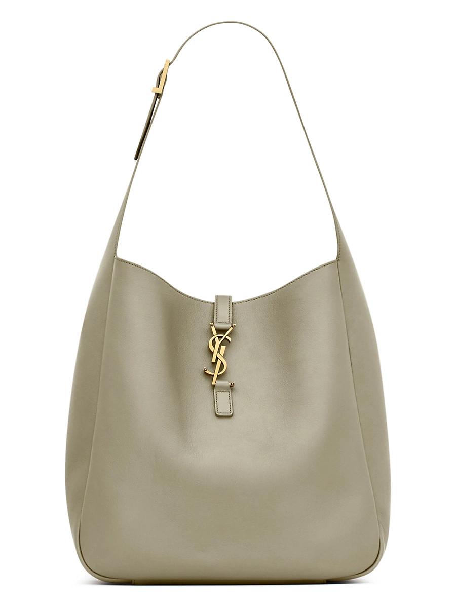 Womens Le 5 7 Supple Large Shoulder Bag in Smooth Leather Product Image