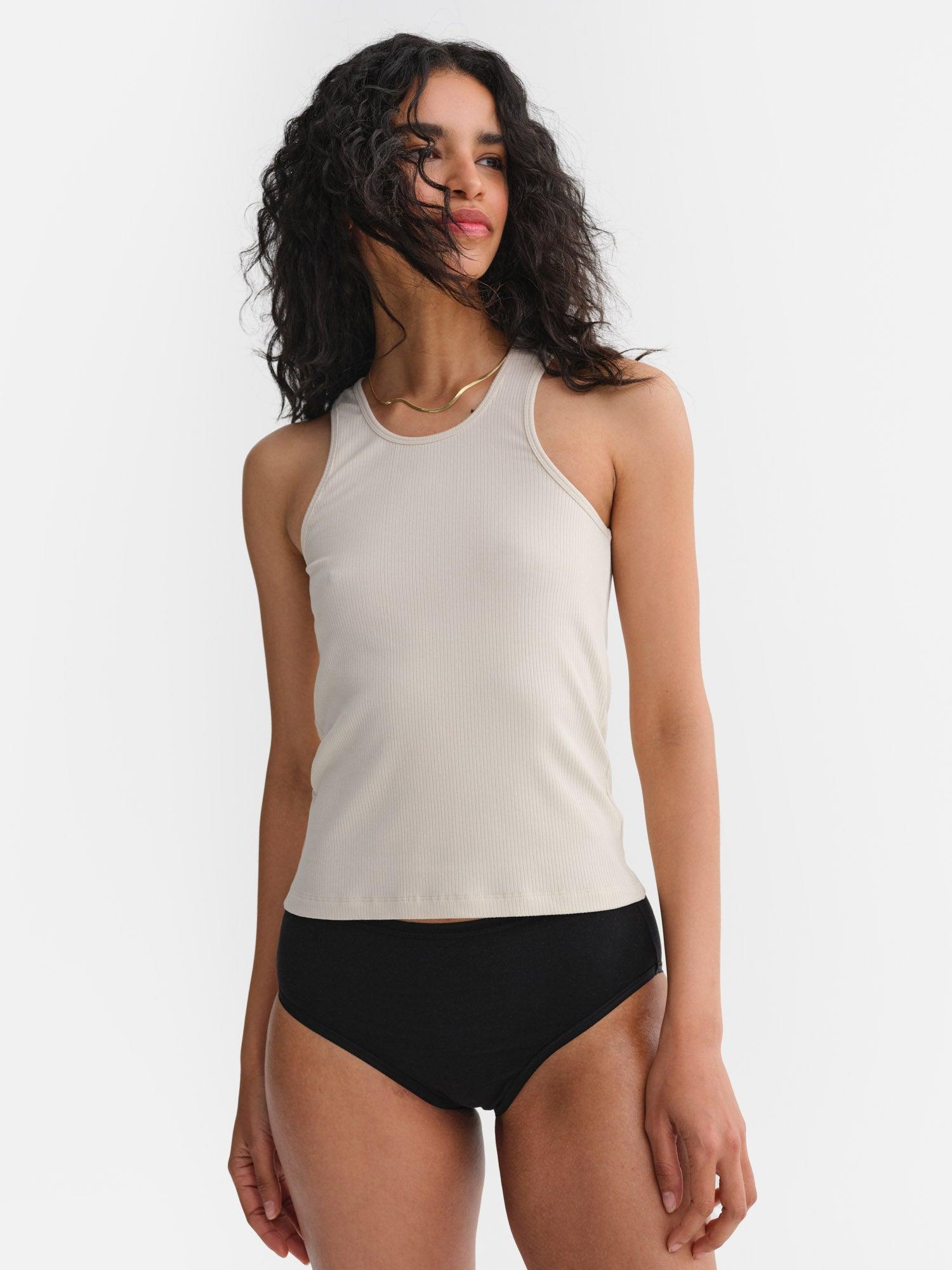 Tencel Rib Easy Tank Female Product Image