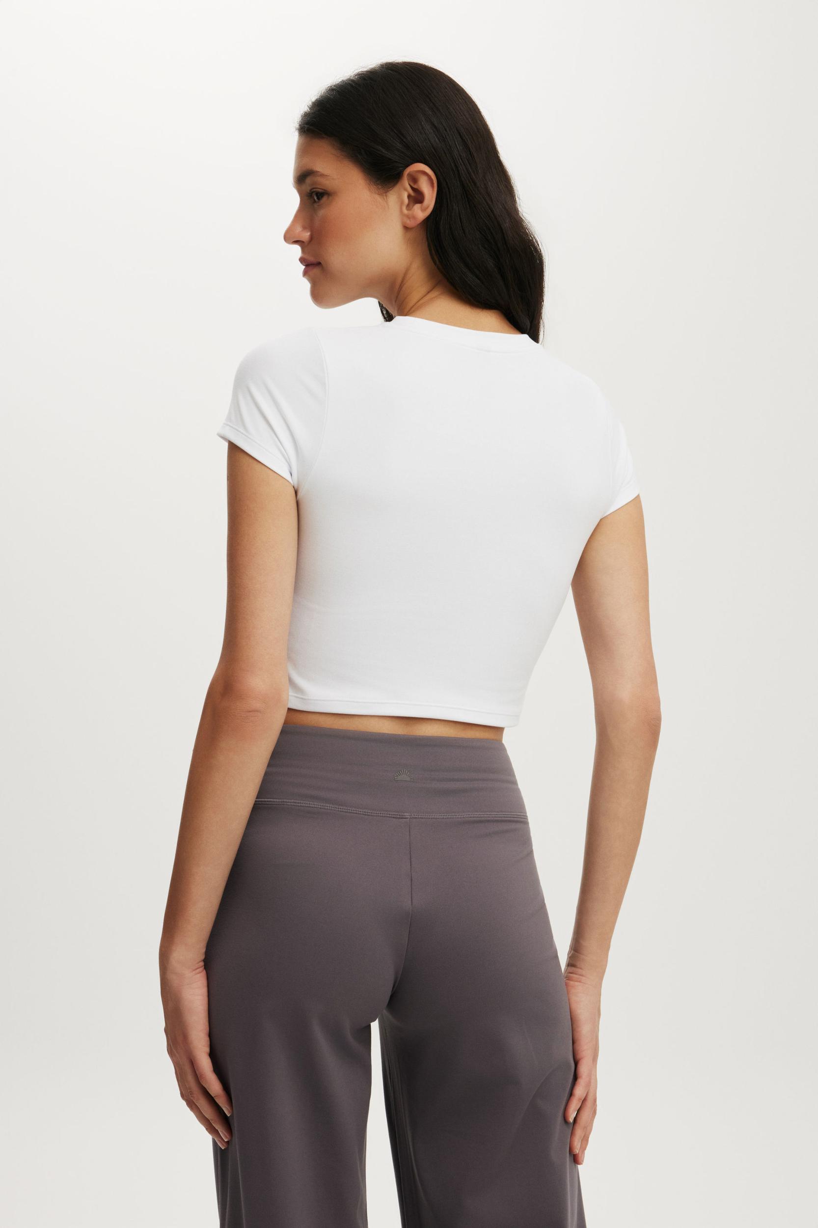 Ultra Soft Cropped Fitted Tshirt Product Image
