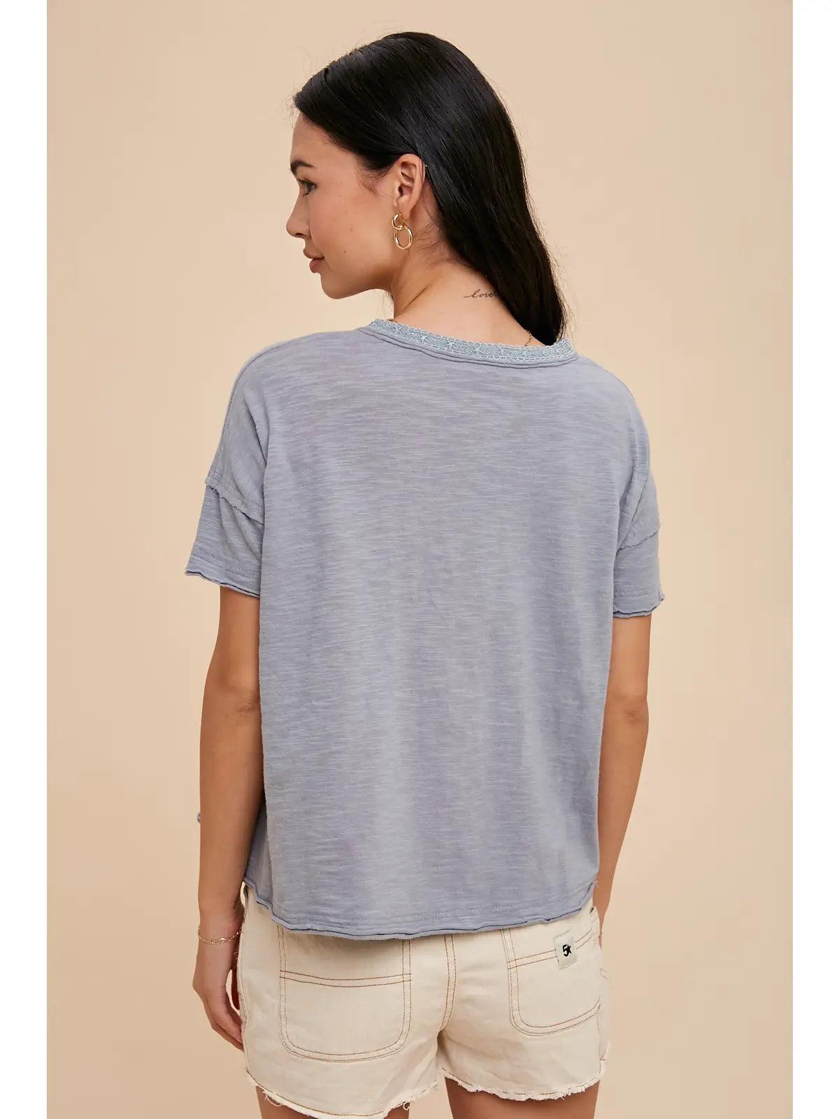 Gentian Lace Top Product Image