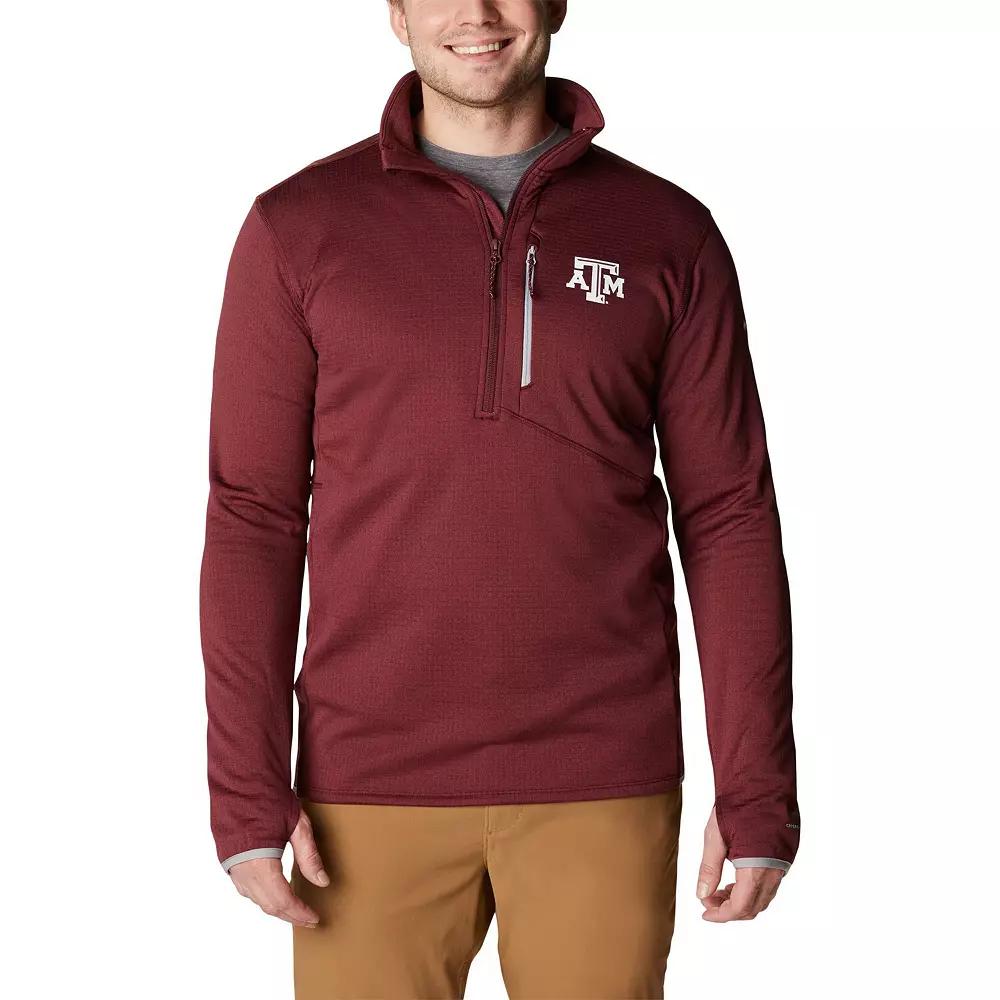 Men's Columbia Maroon Texas A&M Aggies Park View Omni-Wick Half-Zip Top, Size: Large, Red Product Image