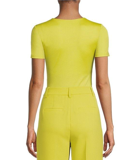 Gianni Bini Layla Short Sleeve Crew Neck Coordinating Bodysuit Product Image