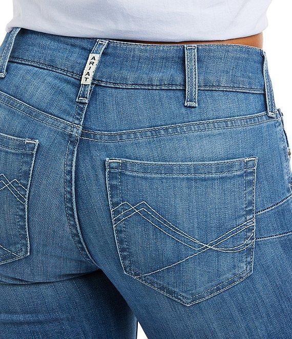 Ariat R.E.A.L Patricia Mid Rise Bootcut Repreve Cotton Blend Jeans Product Image