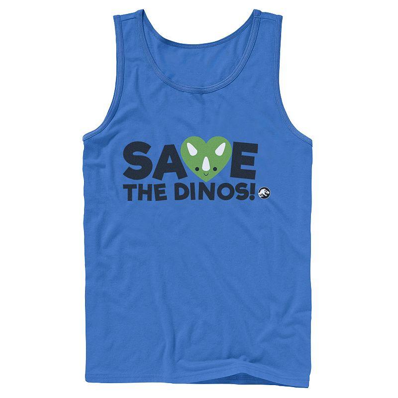 Men's Jurassic World: Fallen Kingdom Save The Dinos! Tank Top,  Product Image