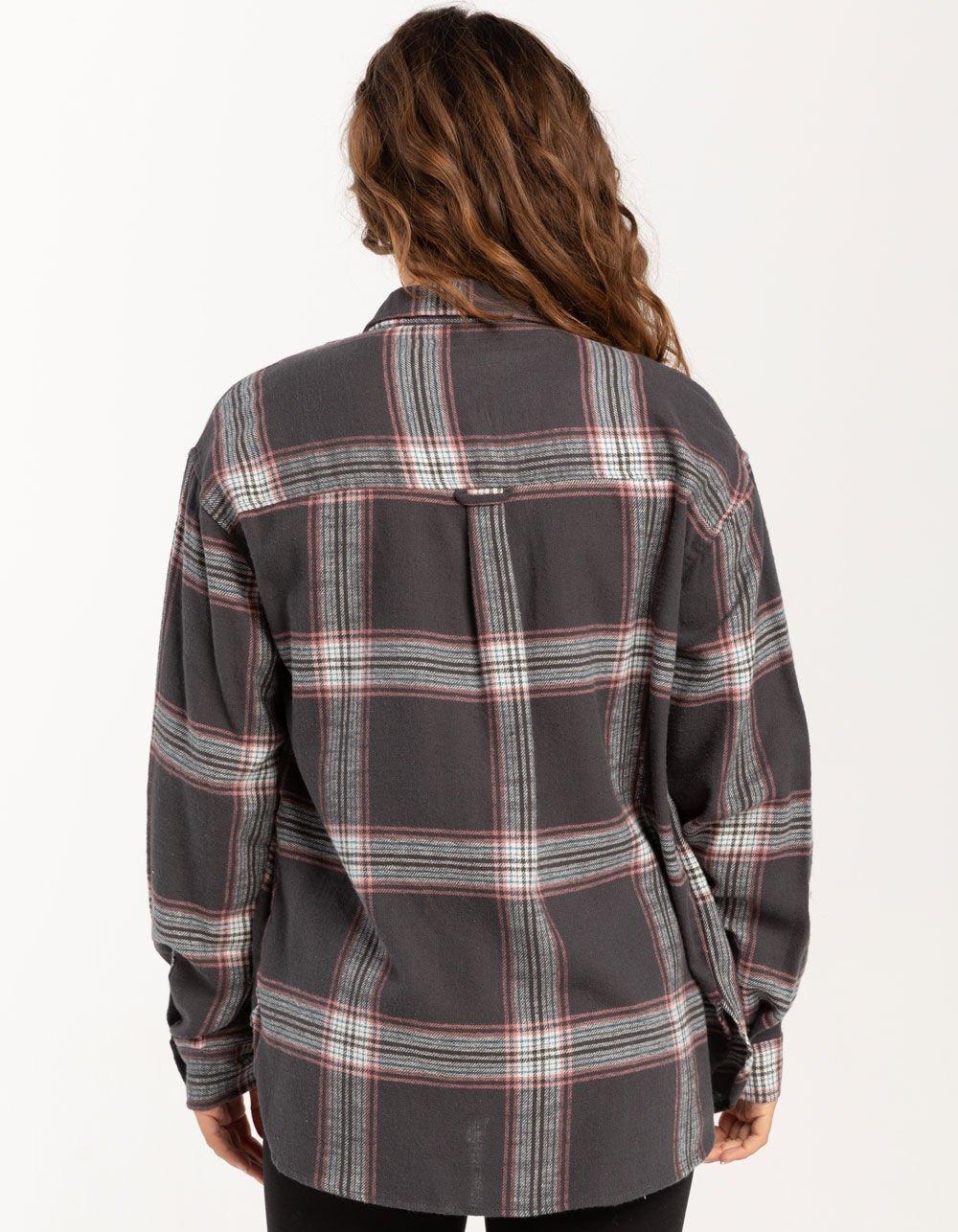 RSQ Womens Basic Flannel - CHARCOAL Product Image