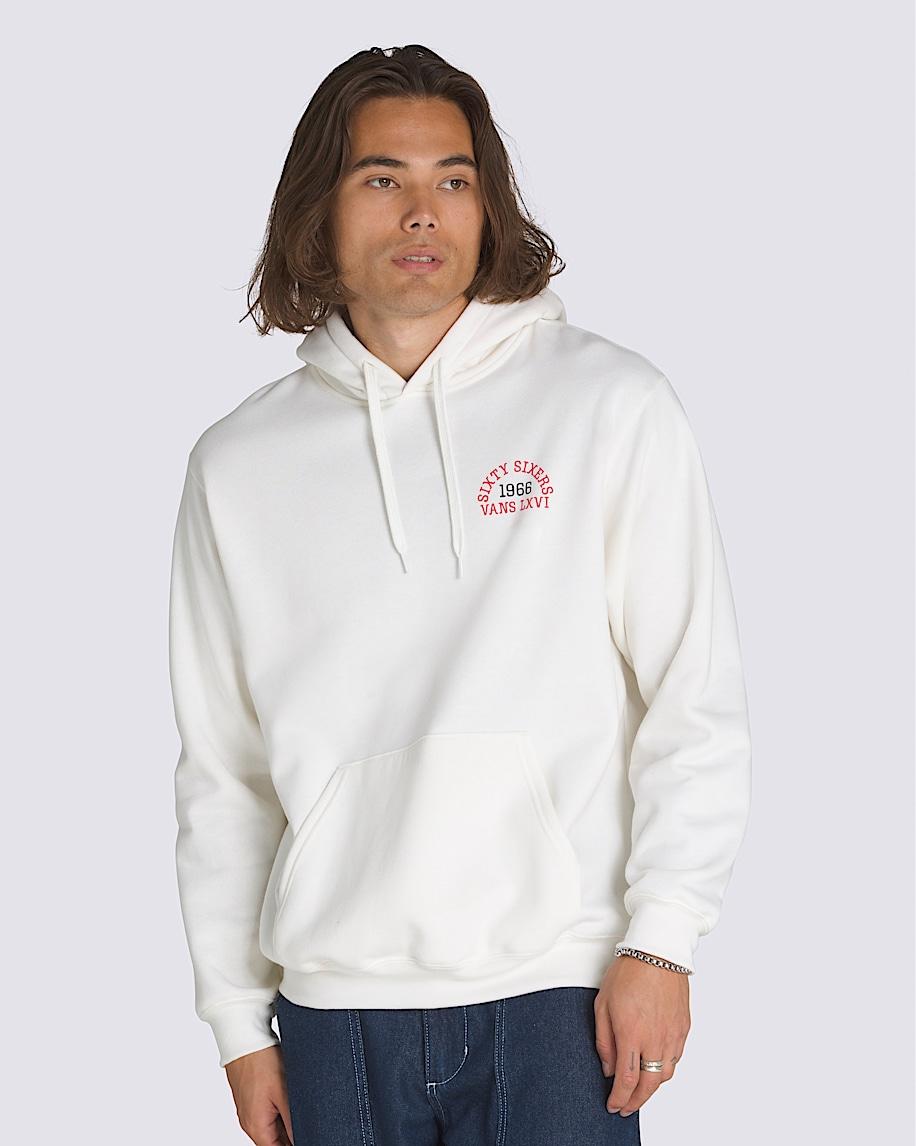 Skull Reaper Frat LXVI Pullover Hoodie in White| Vans US Product Image