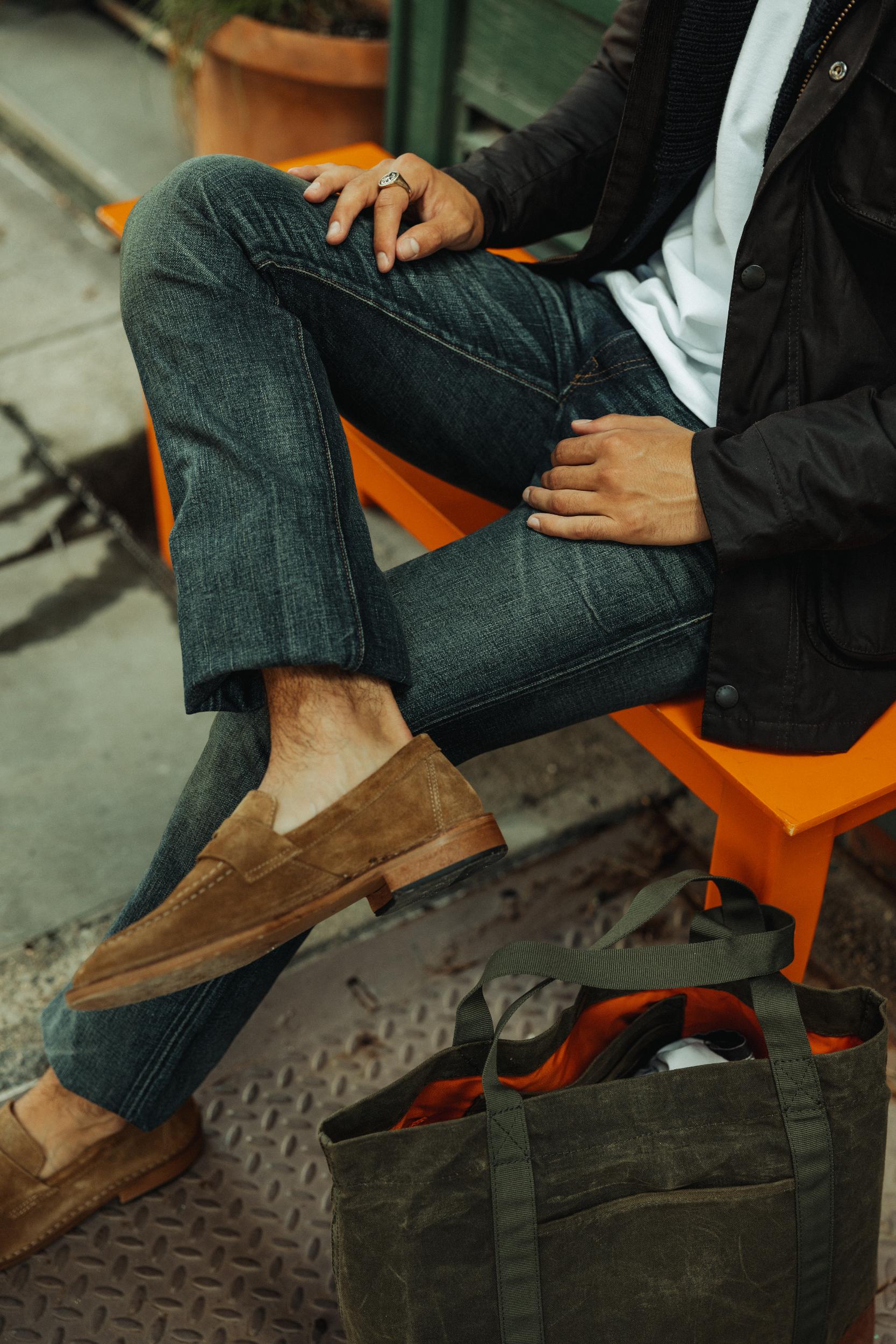 Slim Fit Selvedge Denim Jeans Product Image