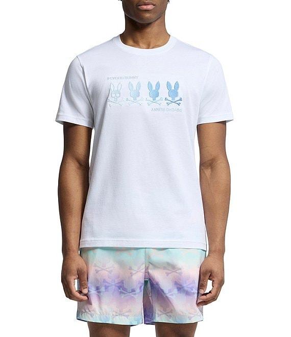 Psycho Bunny Oceania Embroidered Logo Short Sleeve T-Shirt Product Image