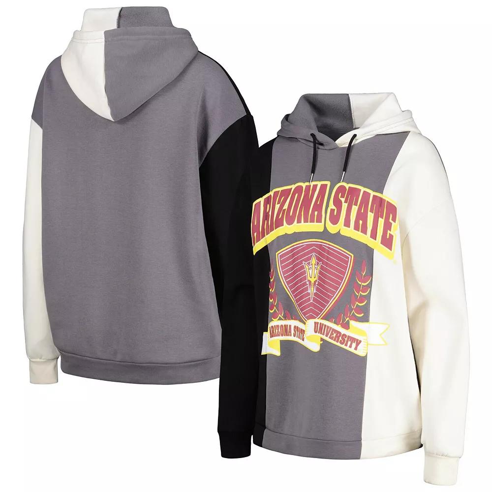 Women's Gameday Couture Black Arizona State Sun Devils Hall of Fame Colorblock Pullover Hoodie, Size: XL Product Image