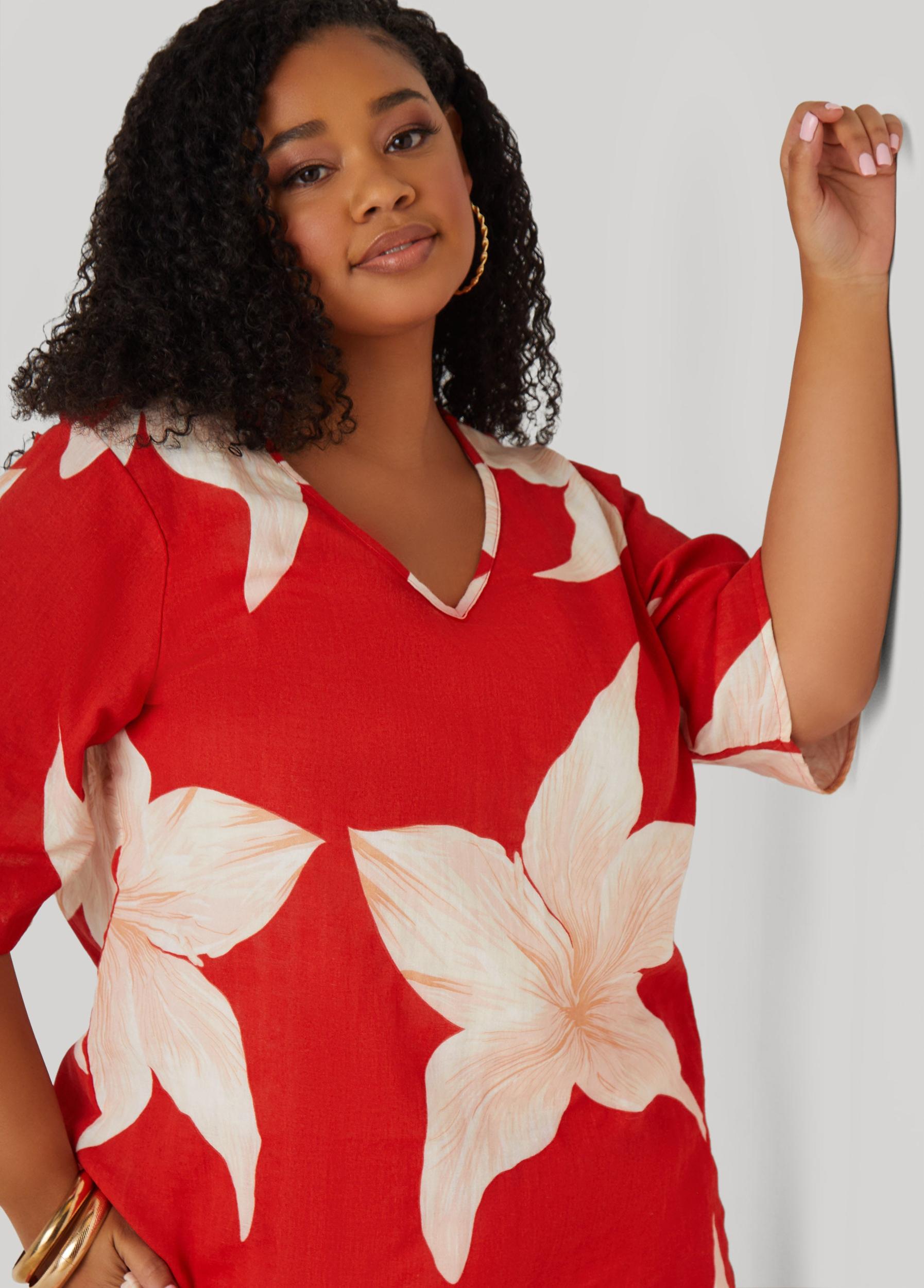 Floral Print Cotton Gauze Top Product Image