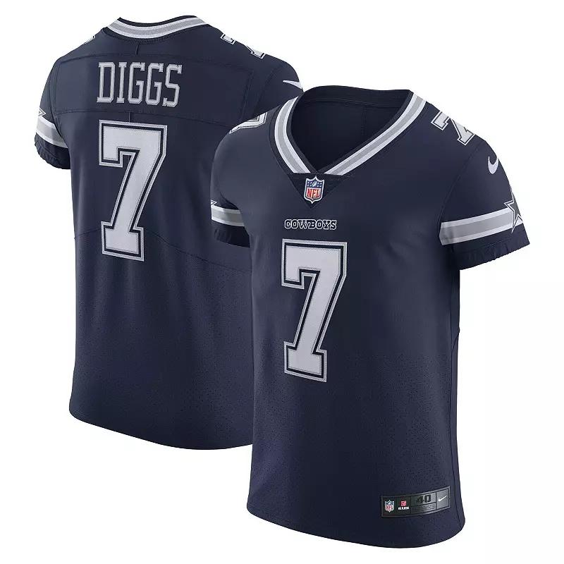Men's Nike Trevon Diggs Navy Dallas Cowboys Vapor Elite Jersey,  Product Image