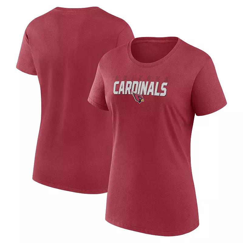 Women's Logo Athletic Cardinal Arizona Cardinals Lean T-Shirt,  Product Image