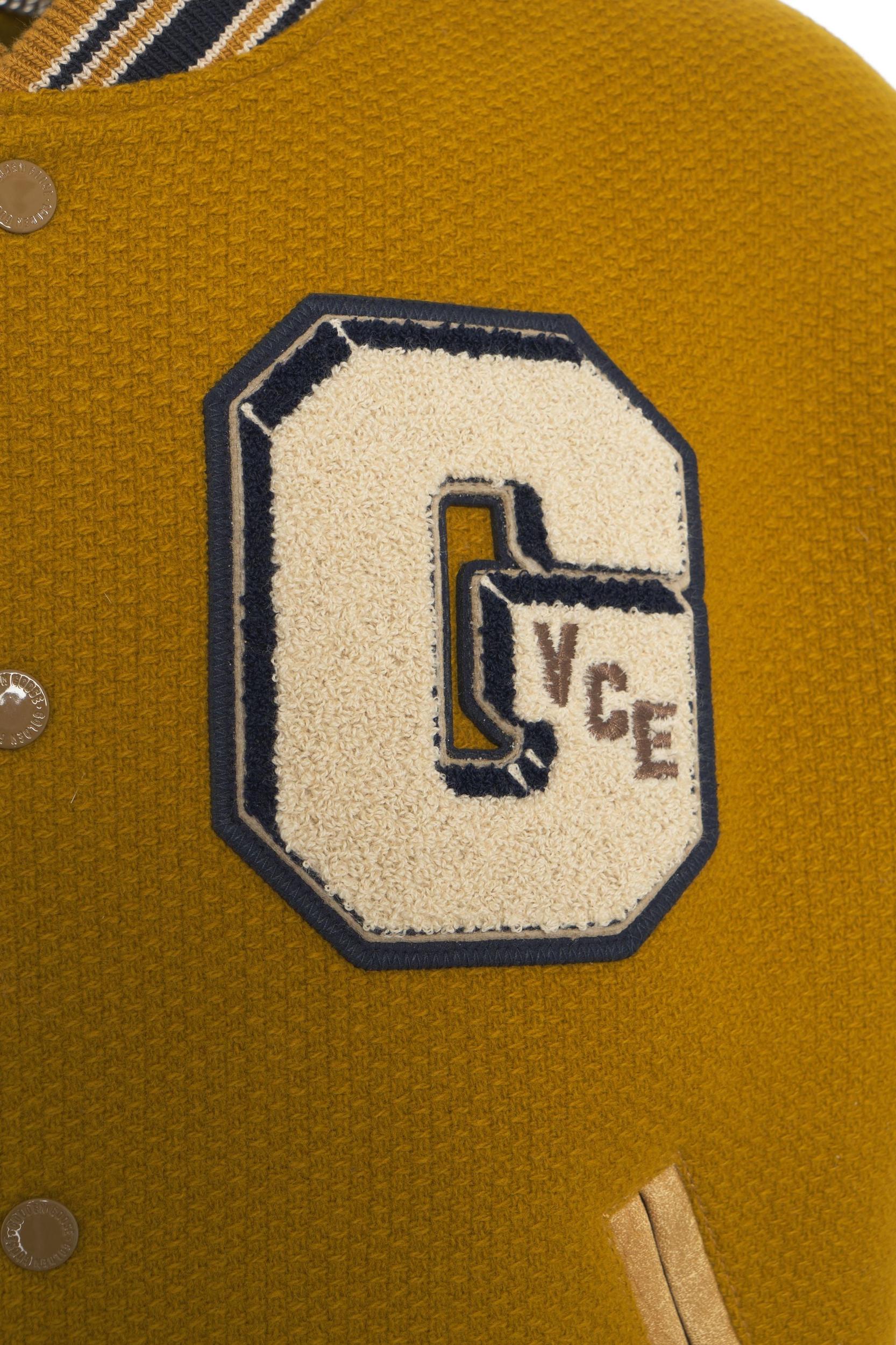 Bomber jacket with logo patch Product Image