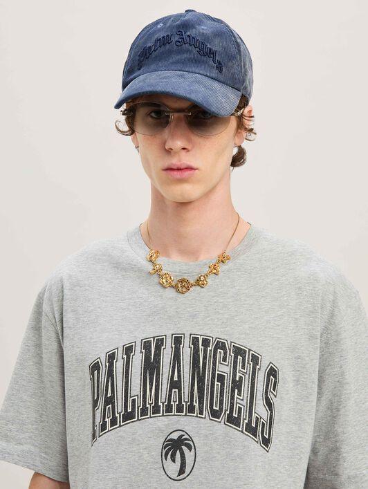 COLLEGE PALM SLIM TEE GREY MELANGE - BLA Product Image