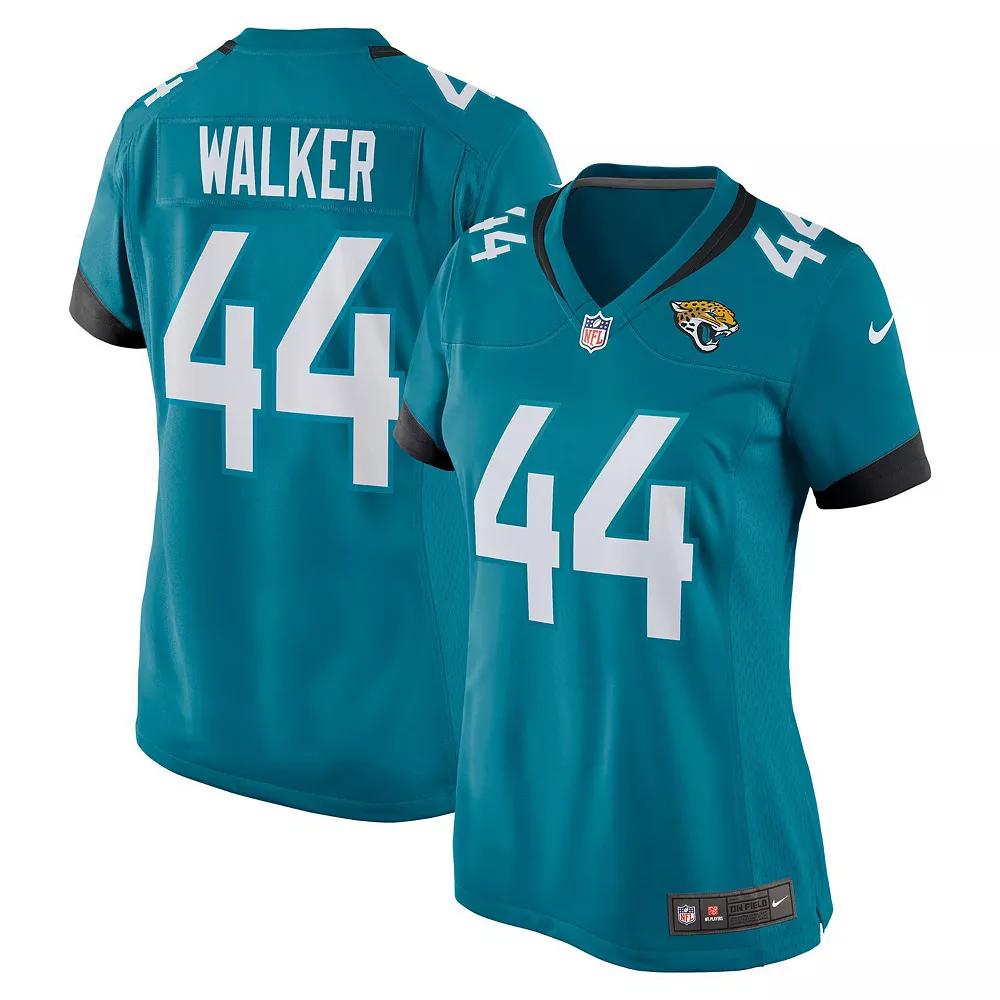 Women's Nike Travon Walker Teal Jacksonville Jaguars Player Jersey,  Product Image