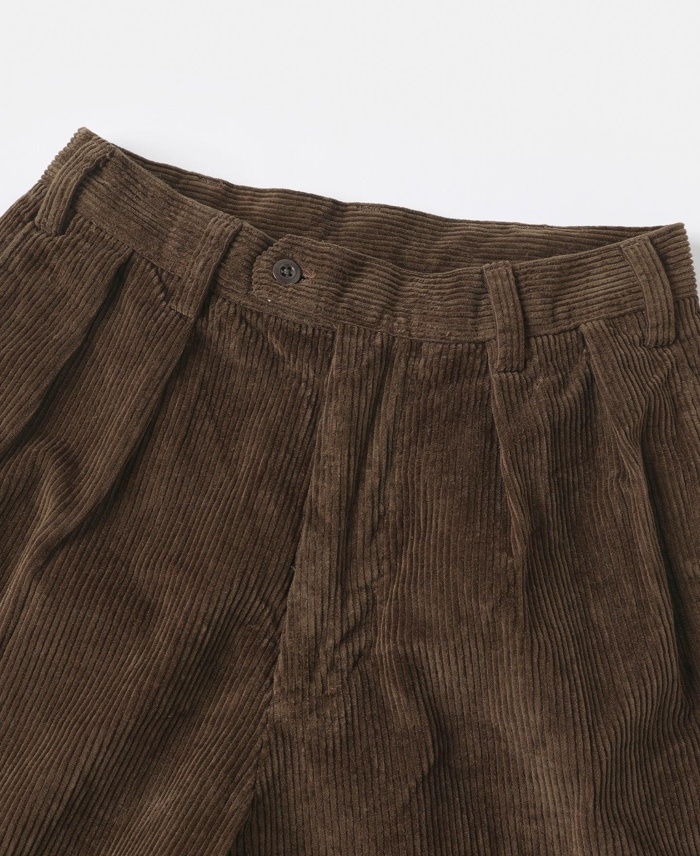 12.5 oz 8 Wale Corduroy Trousers - Brown Product Image