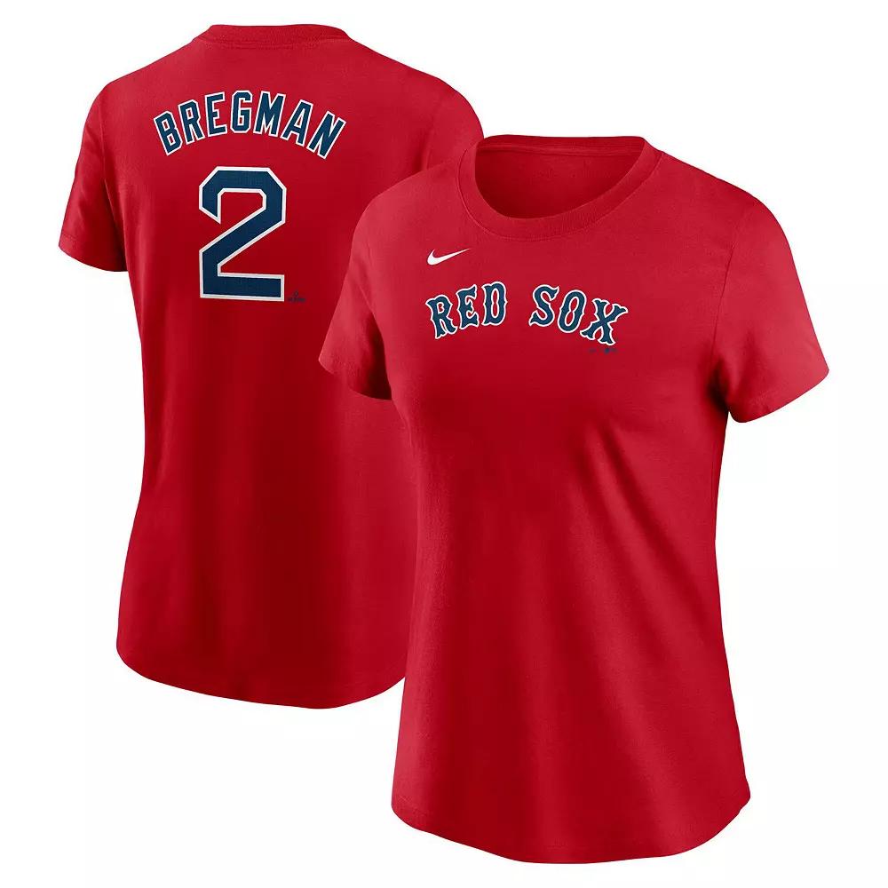 Alex Bregman Boston Red Sox Fuse Nike Womens MLB T-Shirt | NKAF62QBQ9-0ZY Product Image