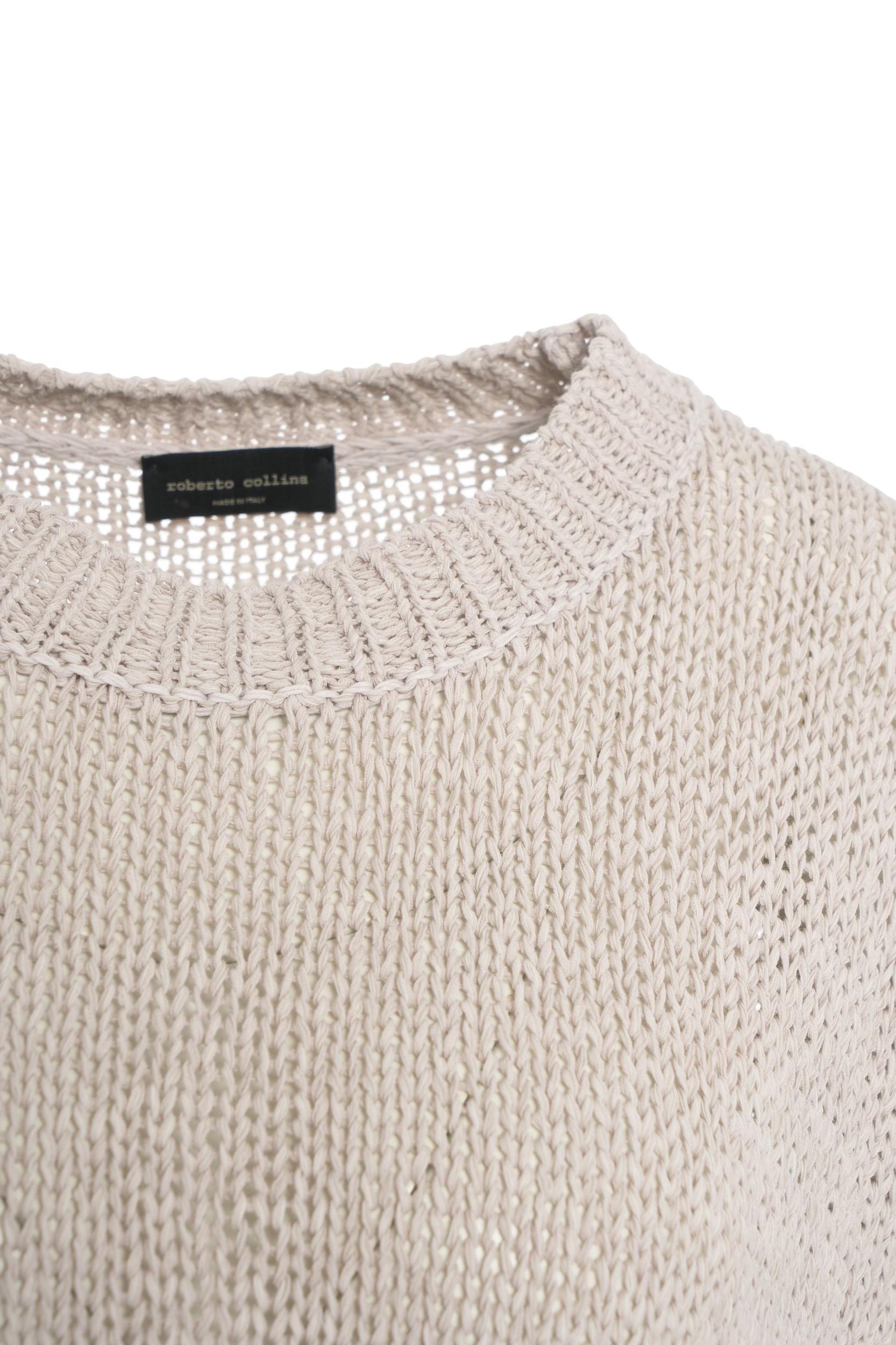 Short sleeve crochet sweater Product Image