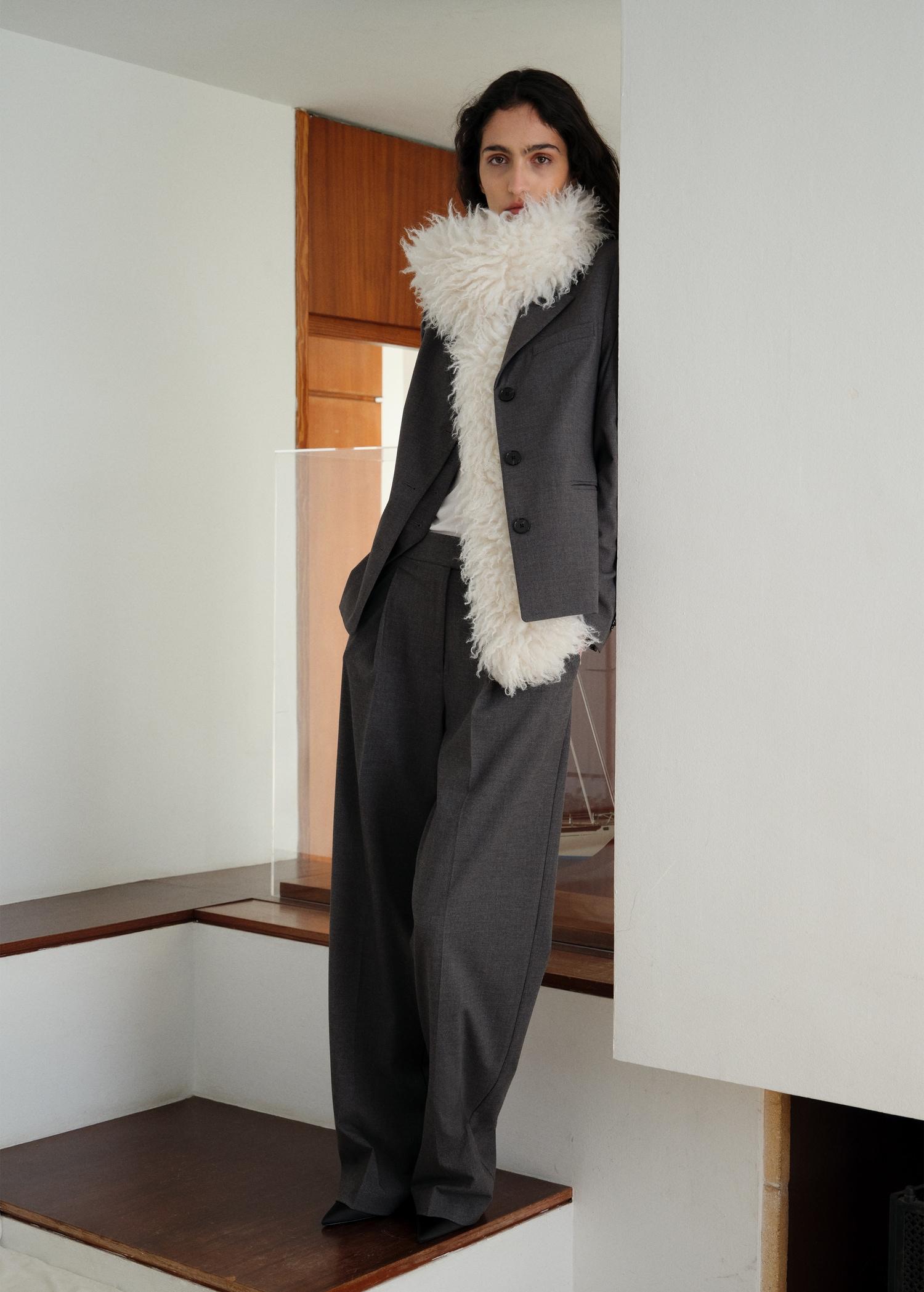 Straight button suit blazer - Women | MANGO USA Product Image