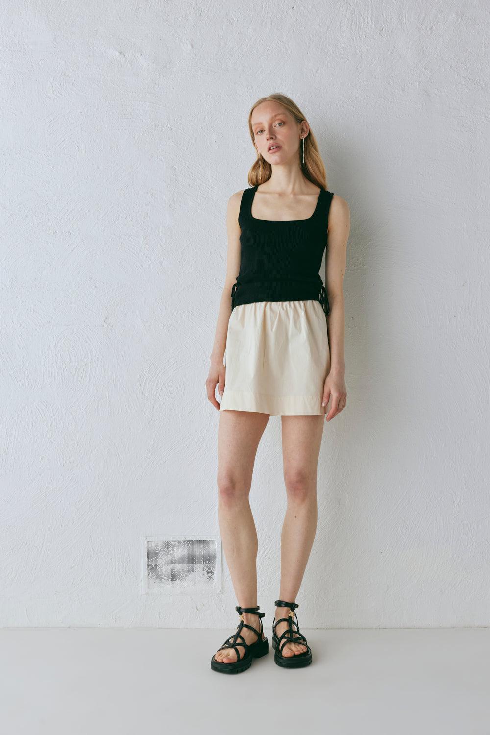 Elka Mini Skirt Cream Product Image