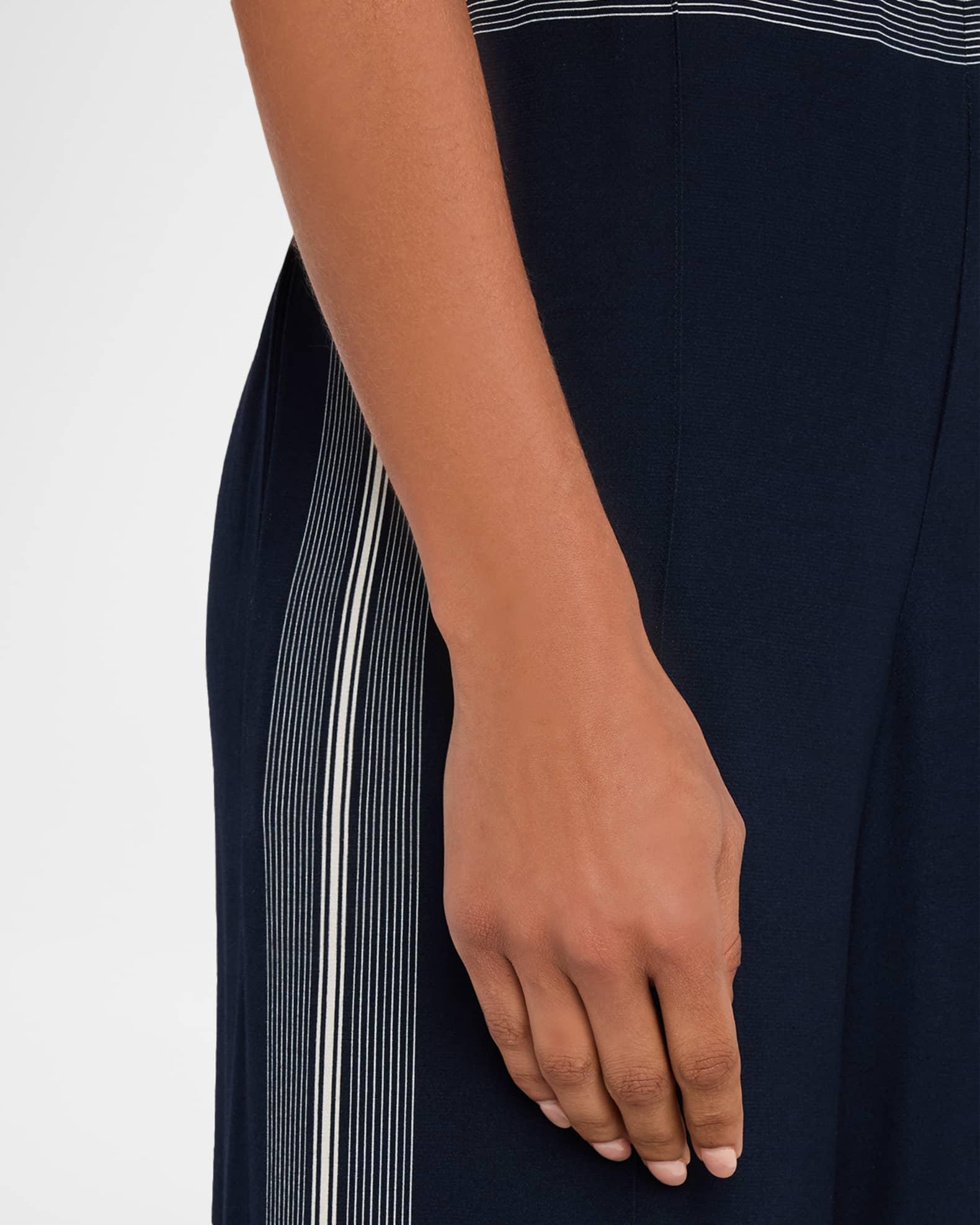 Mid-Rise Stripe Pull-On Pants Product Image