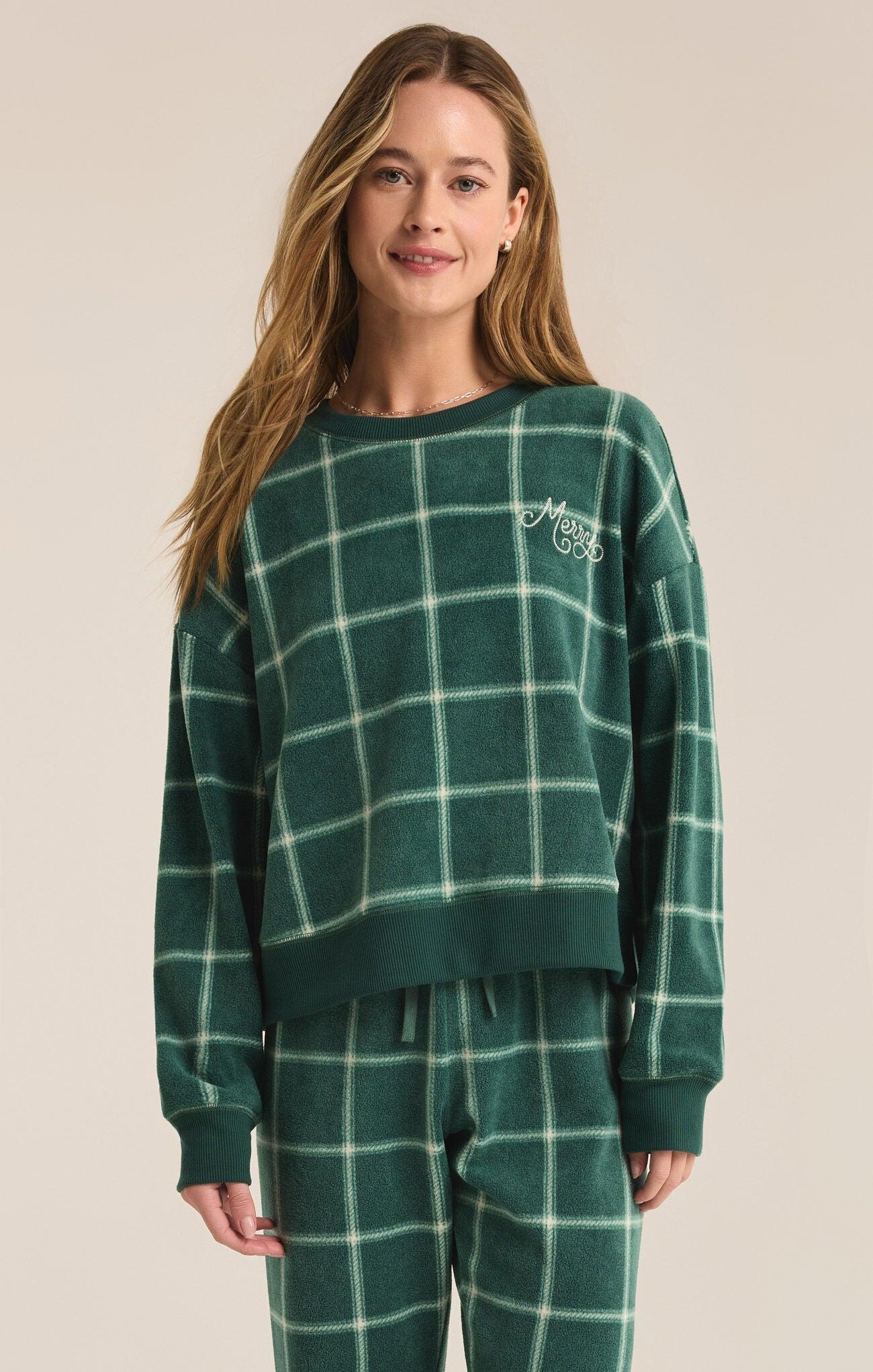 Z Supply Plaid LS Top Product Image