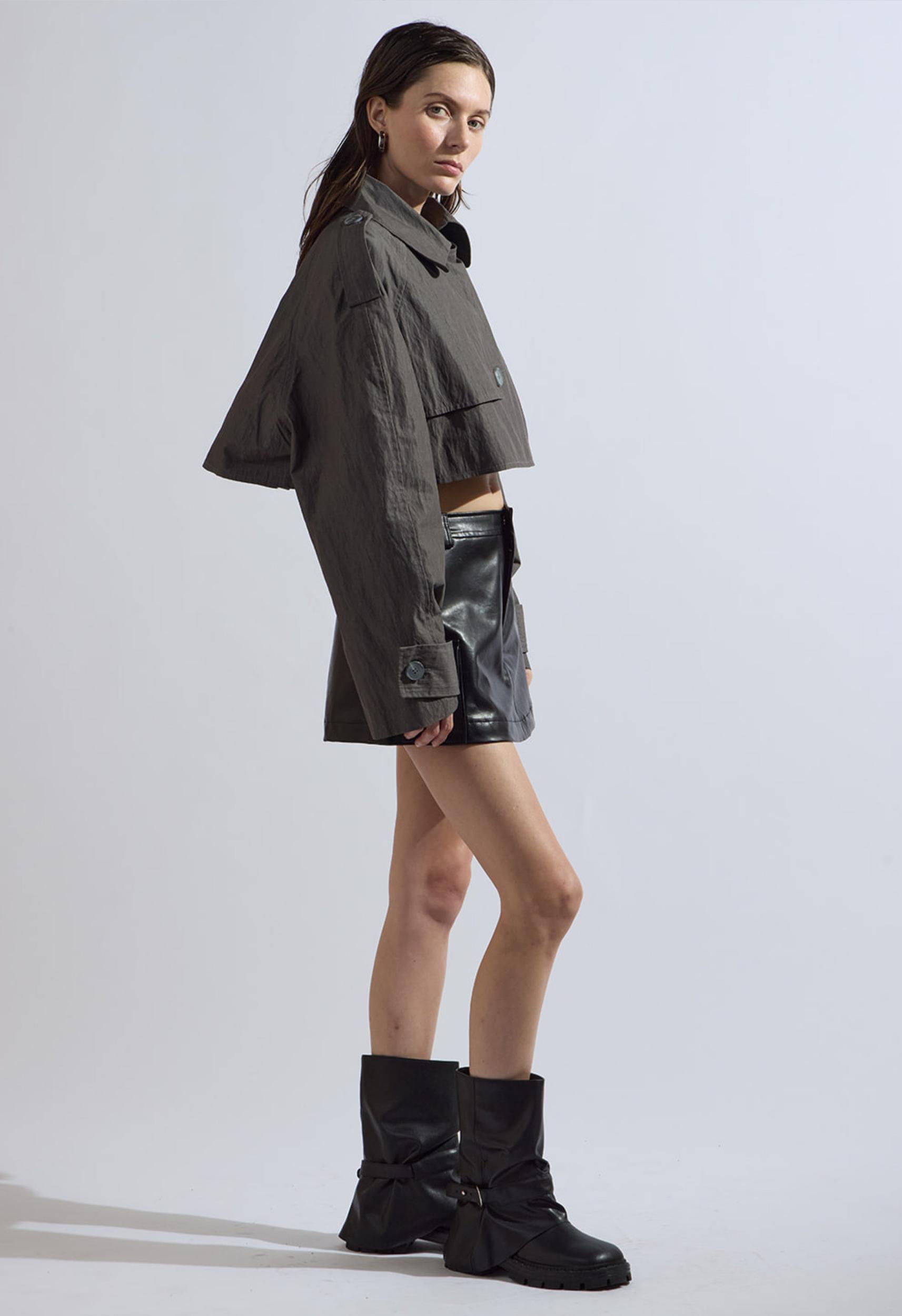Den Leather Skort Product Image