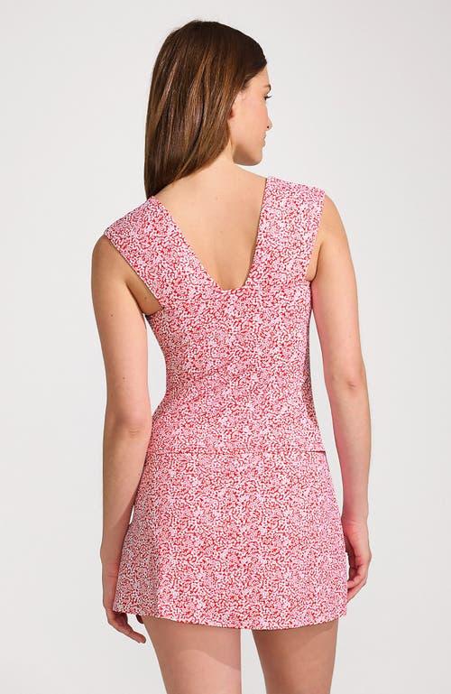 Lands' End Womens Square Neck Underwire Square Back Tankini Swimsuit Top Product Image