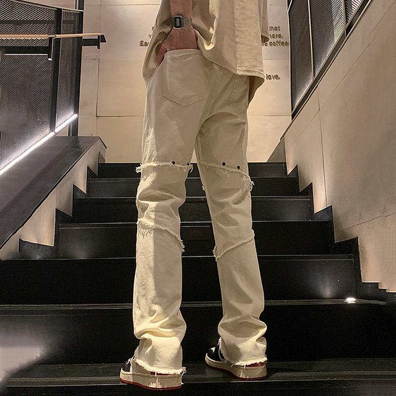 Sopula Street Slim Fit Raw Edge Bootcut Jeans Product Image