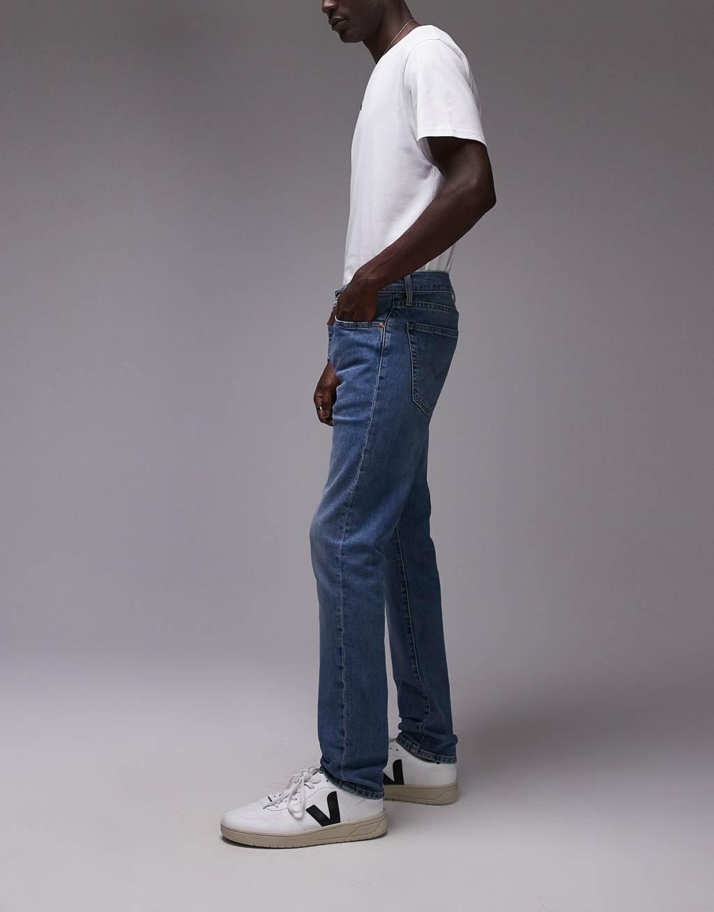 Levi's 510 skinny jeans in mid wash blue Product Image