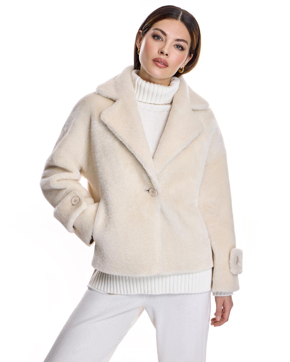REVERSIBLE SHEARLING LAMB JACKET Product Image