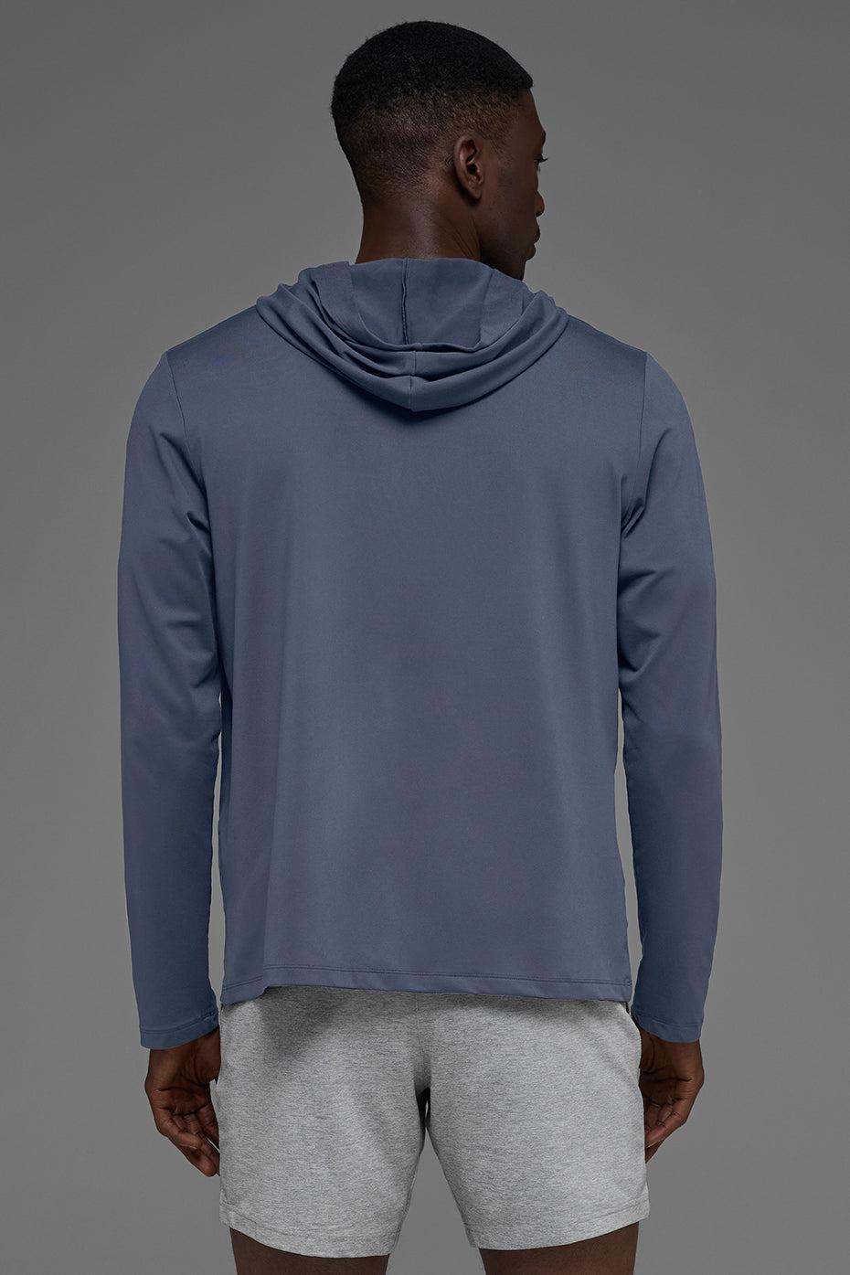 Conquer Reform Long Sleeve With Hood - Bluestone Product Image