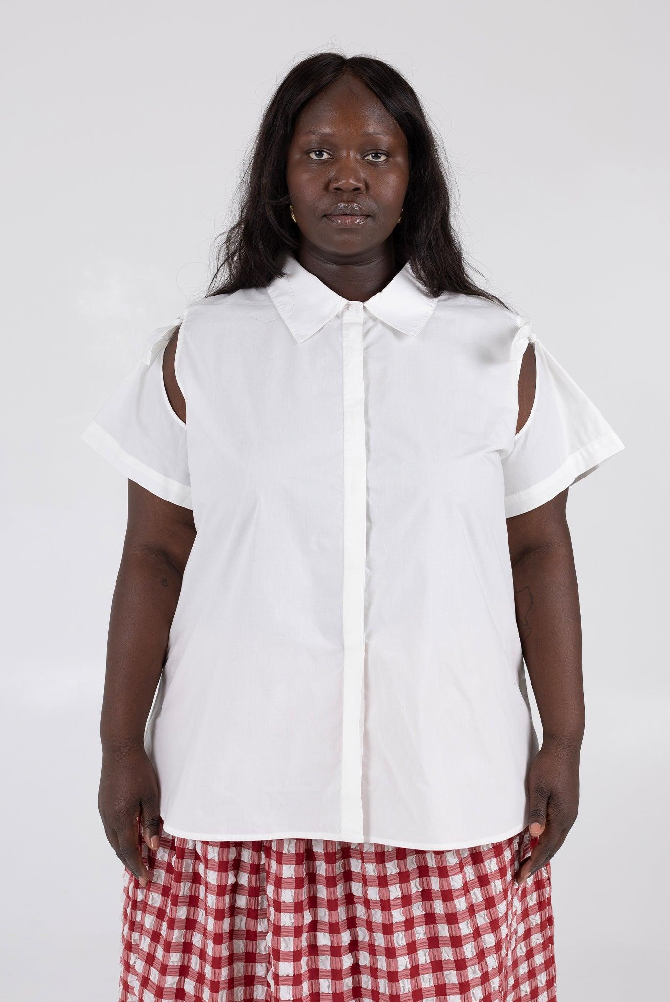 Kerchief Top - Salt Product Image