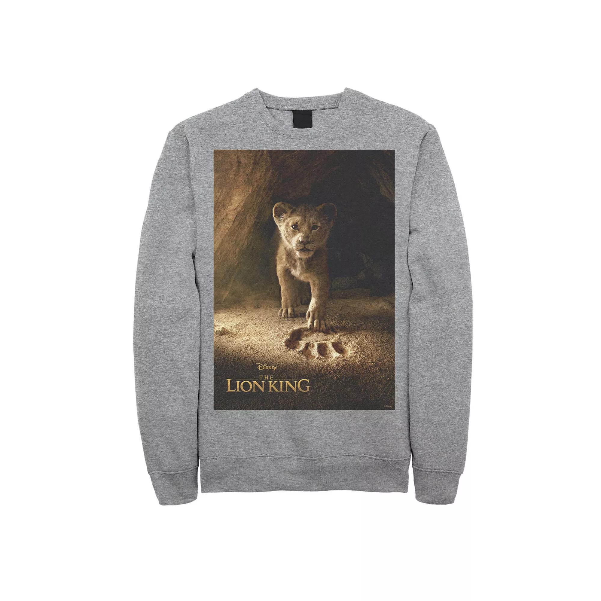Disney's The Lion King Men's Simba Paw Live Action Movie Sweatshirt,  Product Image