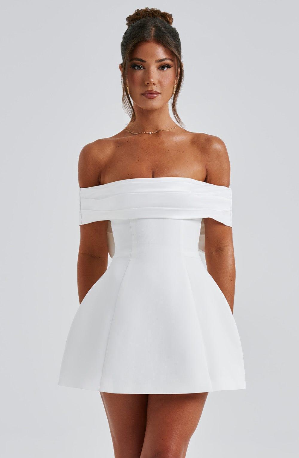 Delta Mini Dress - Ivory Product Image