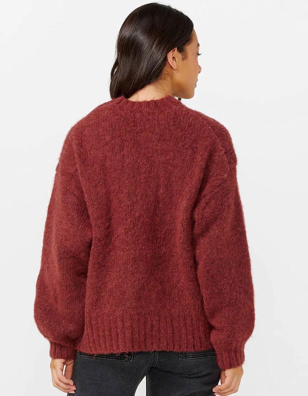 RIP CURL Beach Party Womens Sweater - PLUM Product Image