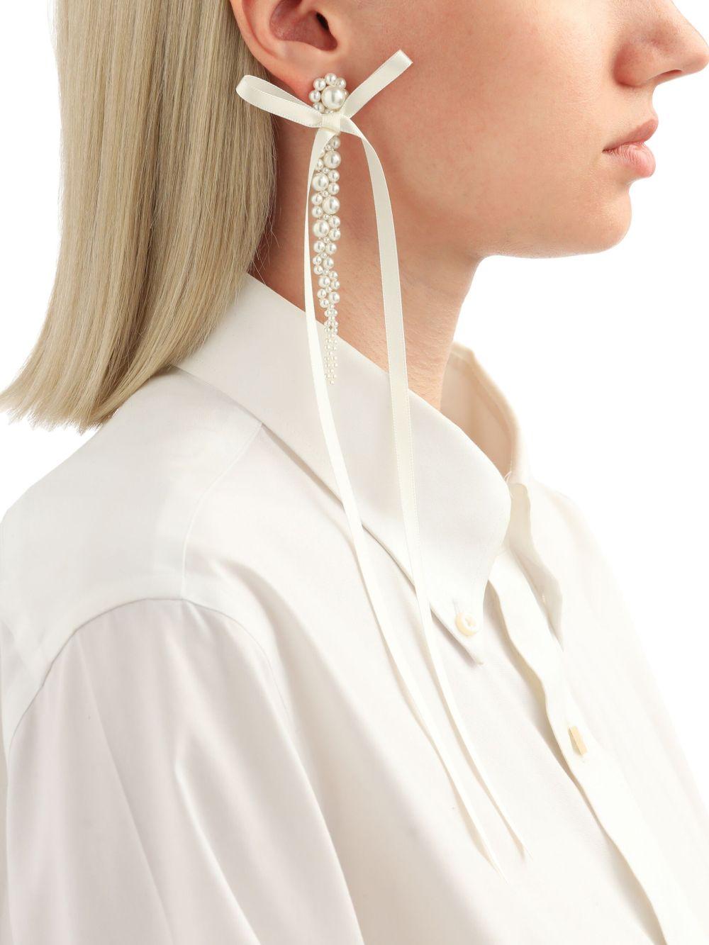 Bow Ribbon Drip earrings Product Image